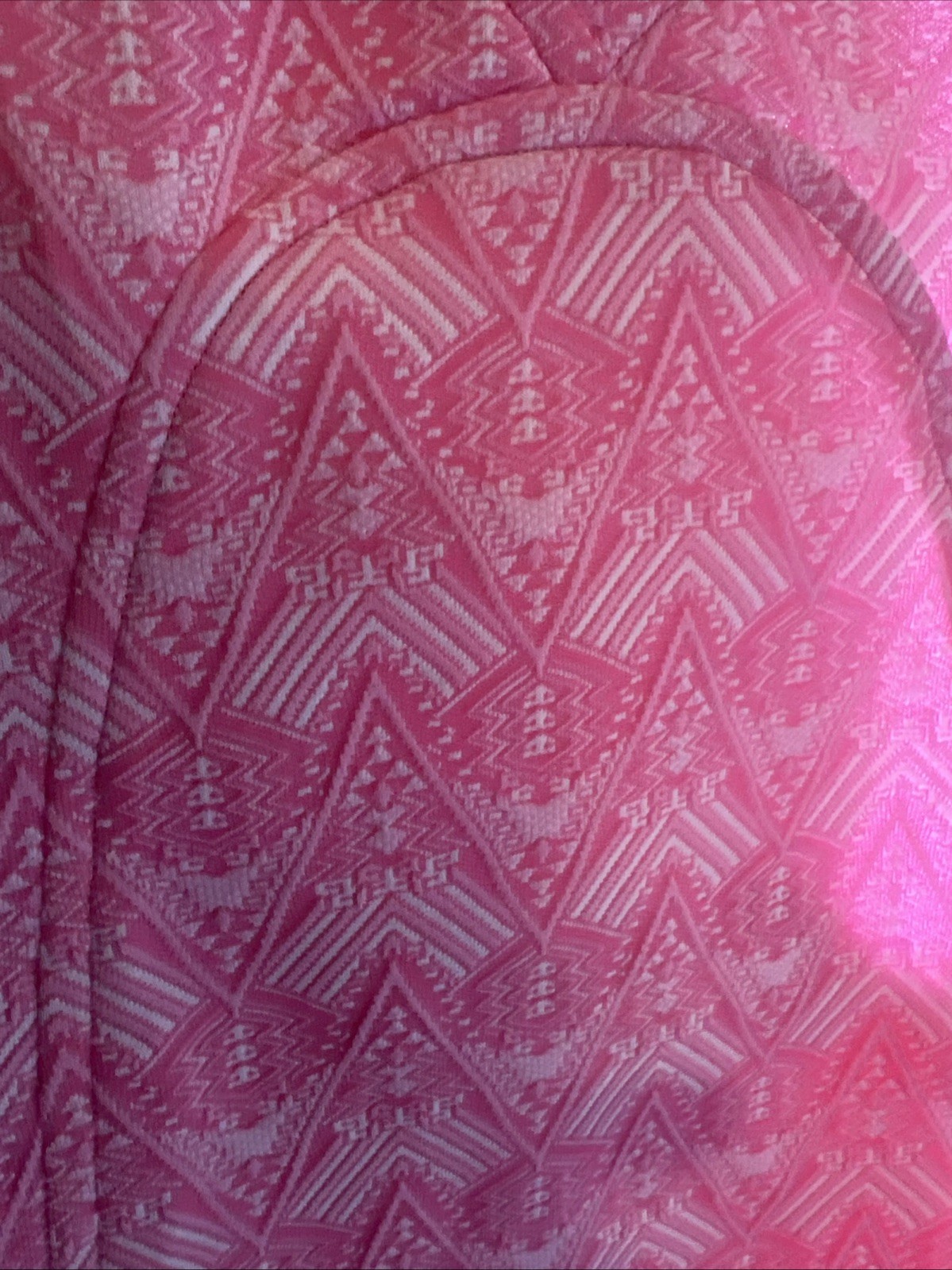 Vintage 1960s Pink Mod Shift Dress Handmade A-Line Retro Cottagecore