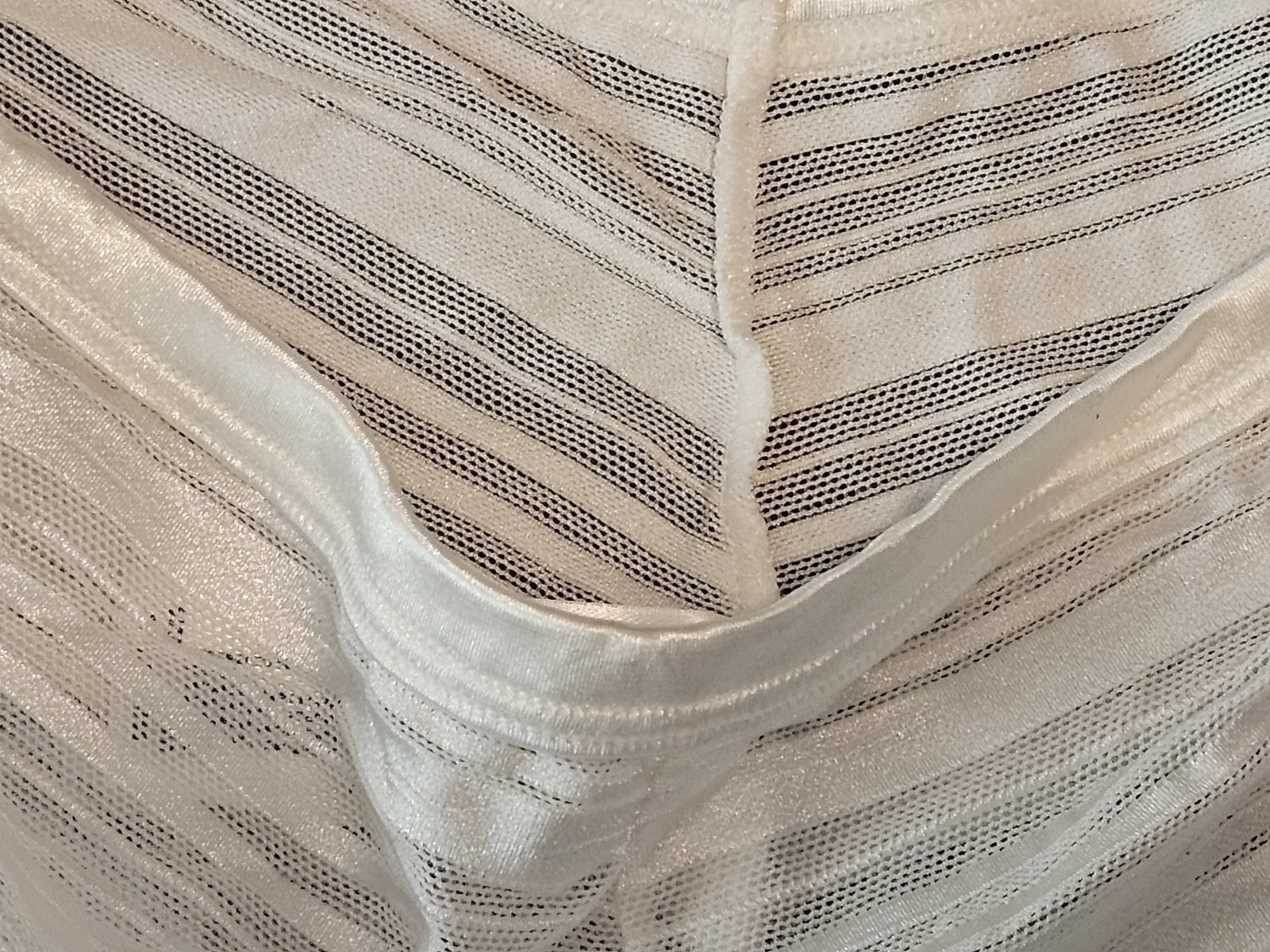 VTG Vassarette Women’s Boyleg Semi-Sheer Panties White Size: 9/48