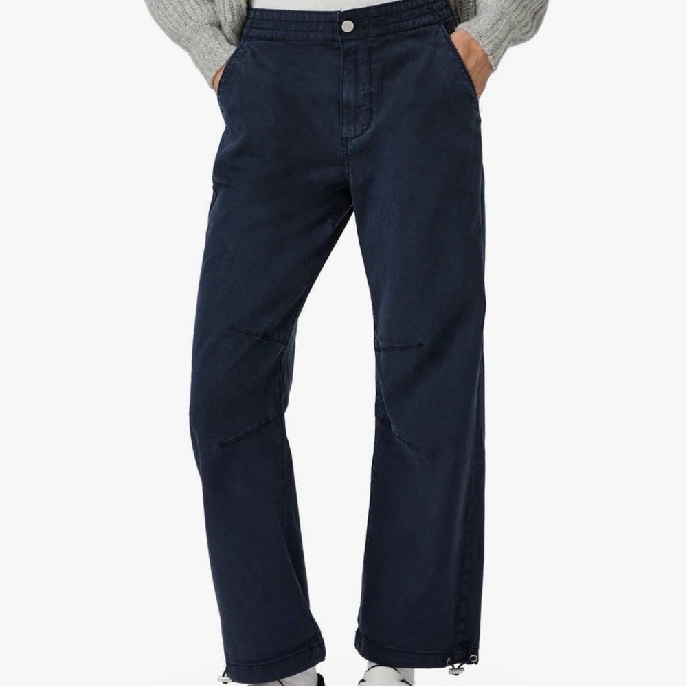 PAIGE Reid Straight Leg Jogger Pants Vintage Navy Seascape Utility NWT Size 29