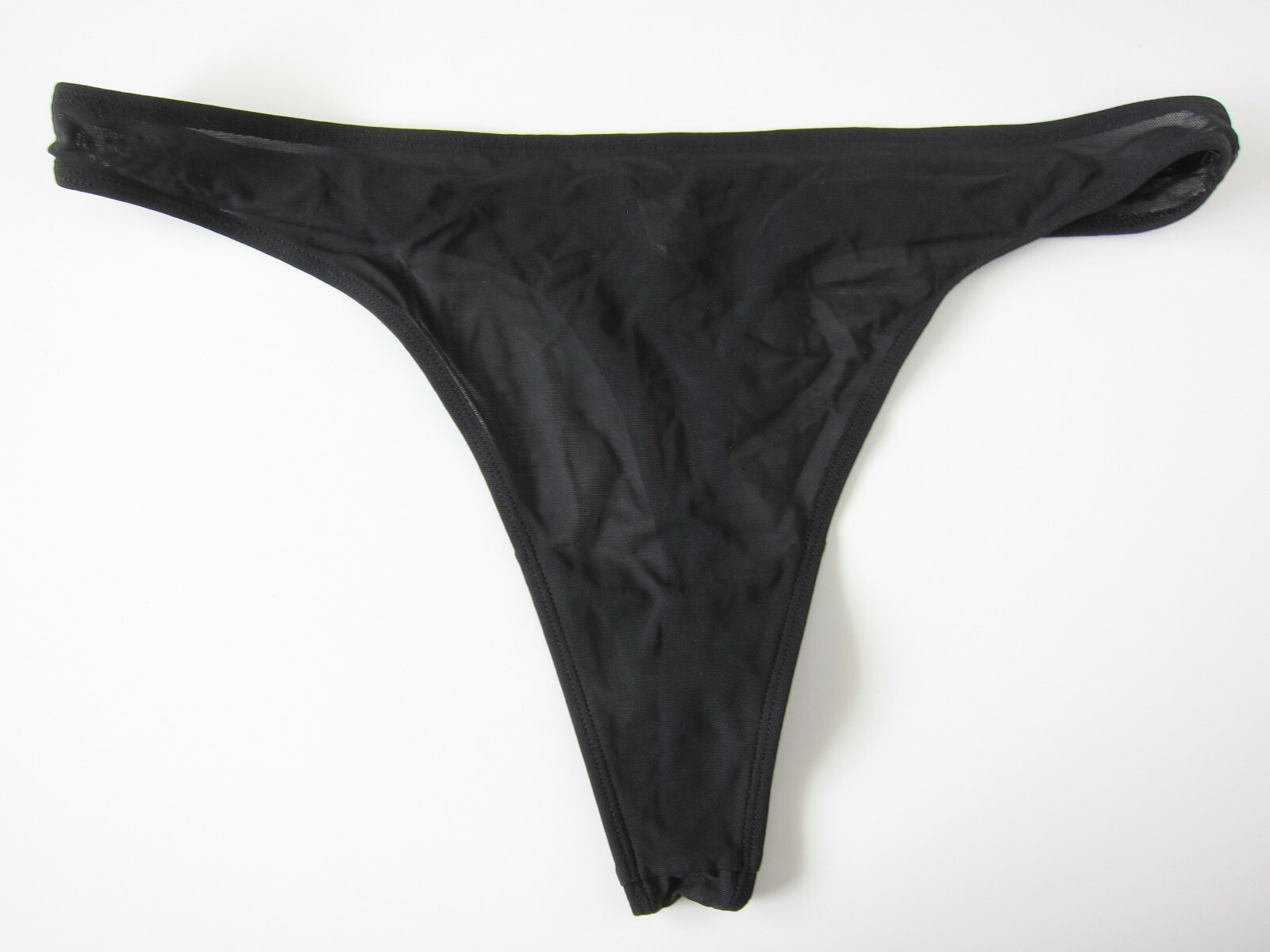 1 VTG Victoria’s Secret 2002 Sheer Mesh High Cut Thong Panties MEDIUM