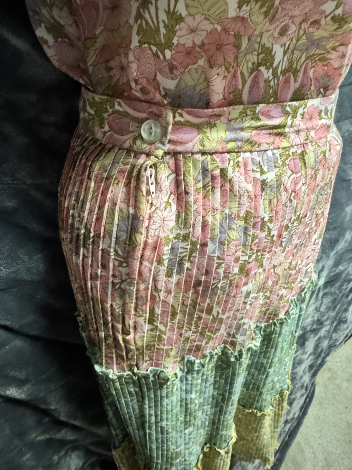 Vintage Handmade Blouse and Skirt Set x-small/small