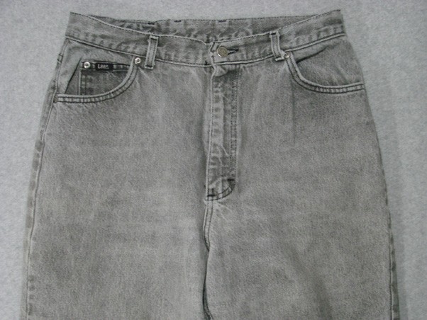 SK05423 USA VINTAGE 1980s **LEE RIDERS** RELAXED FIT WOMENS JEANS sz16M GRAY