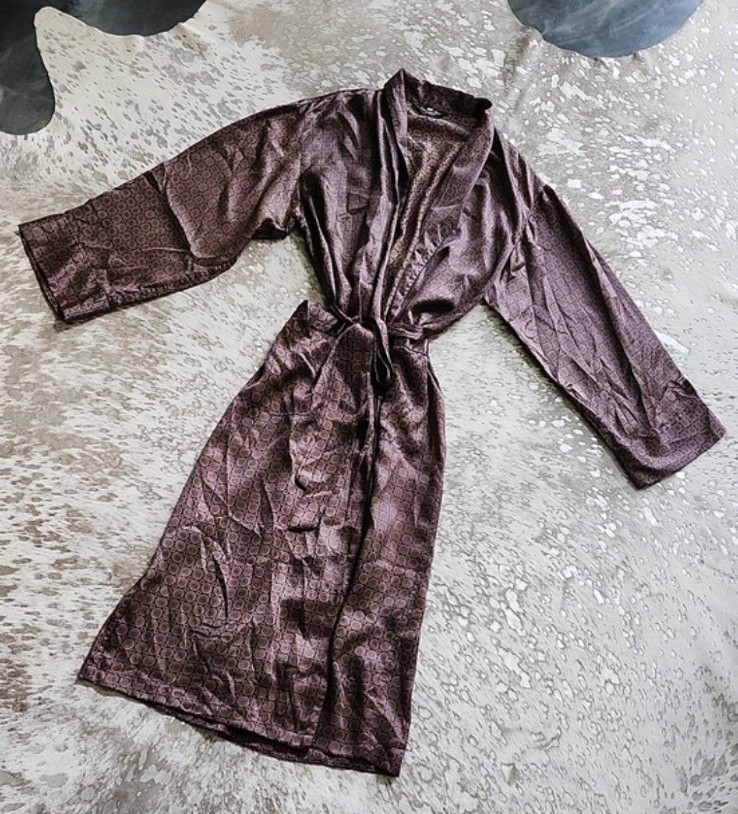 Christian Dior Monsieur Vintage Silk Robe SzL