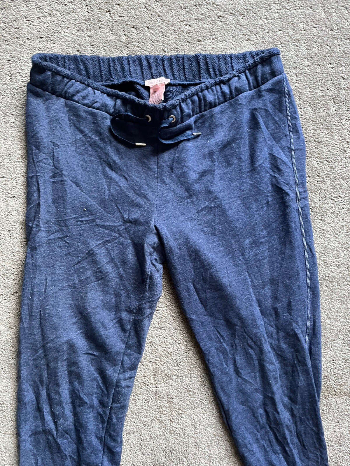 Womens Juicy Couture Cotton Polyester Pocket Sweatpants Casual Pants Size M