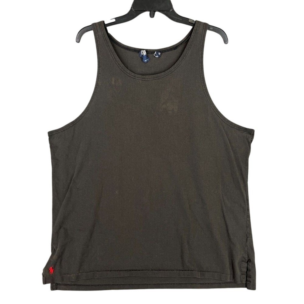 Vintage 90s Polo Ralph Lauren Tank Women XL Single Stitch Made USA Classic Fit