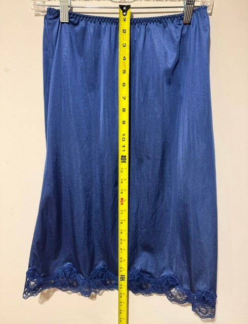 Womens half slip by Bestform blue, large, 26 inches long