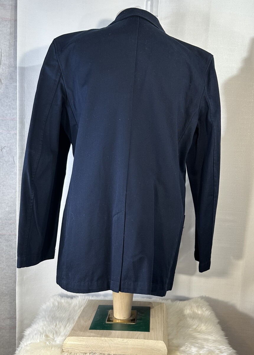 Vintage Lauren Ralph Lauren Classic Blazer Blue 2-Button Down Hong Kong SZ-8P