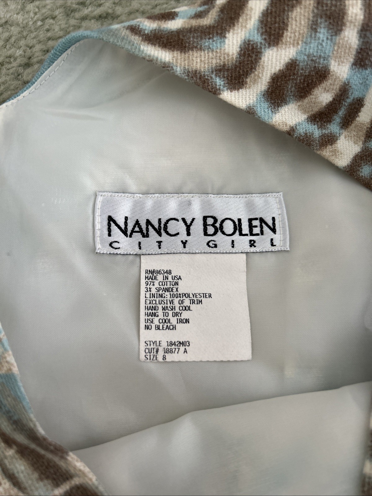 Vintage Nancy Bolen City Girl Sleeveless Top And Maxi Skirt