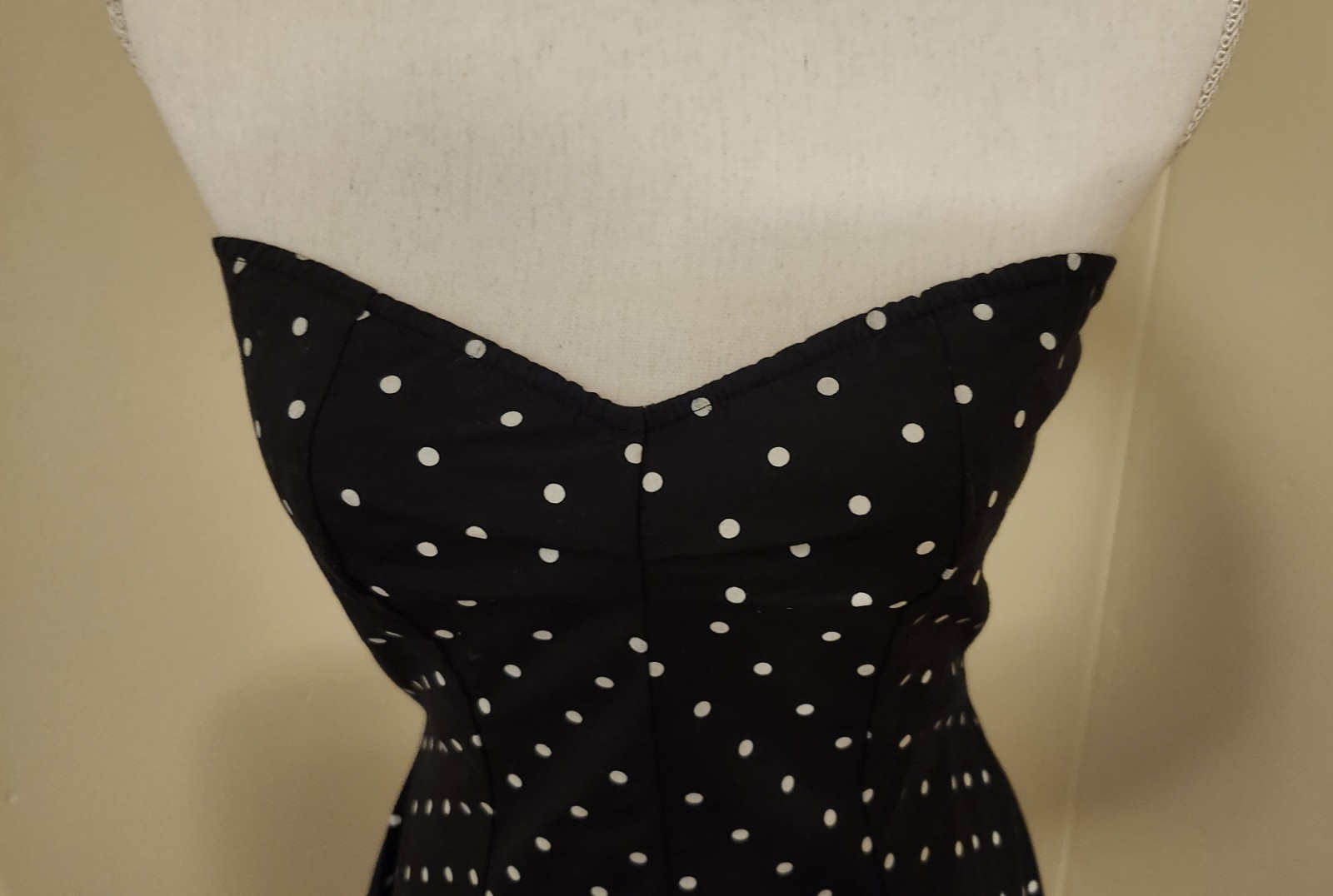 Vintage Alicia Estrada’s Iconic L.A. Label Stop Staring! Polka Dot Dress Size M