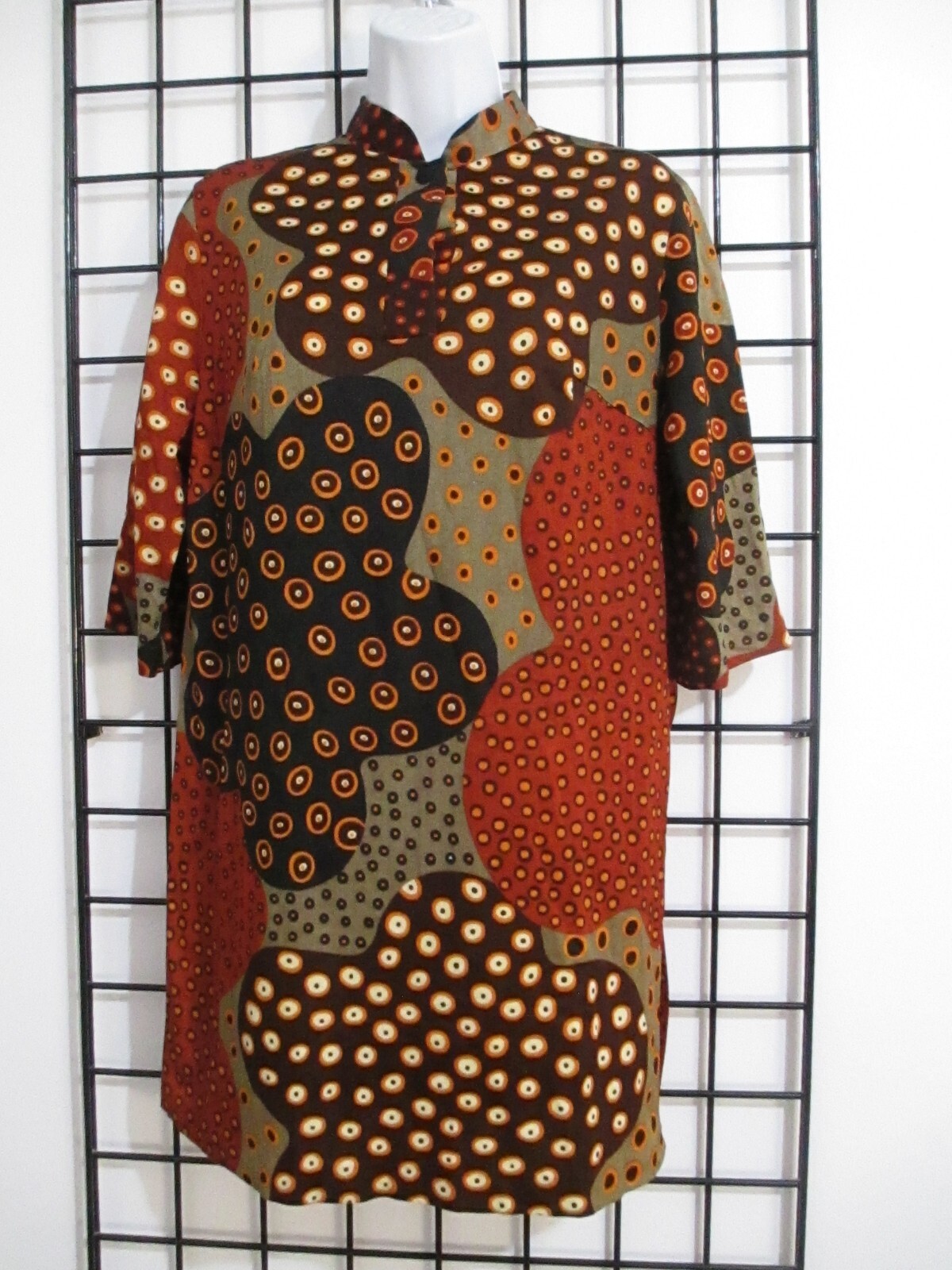 VINTAGE VASSARETTE 🌸 SMALL / 38″ BUST MAX == 80’S / STRETCH KNIT TUNIC TOP