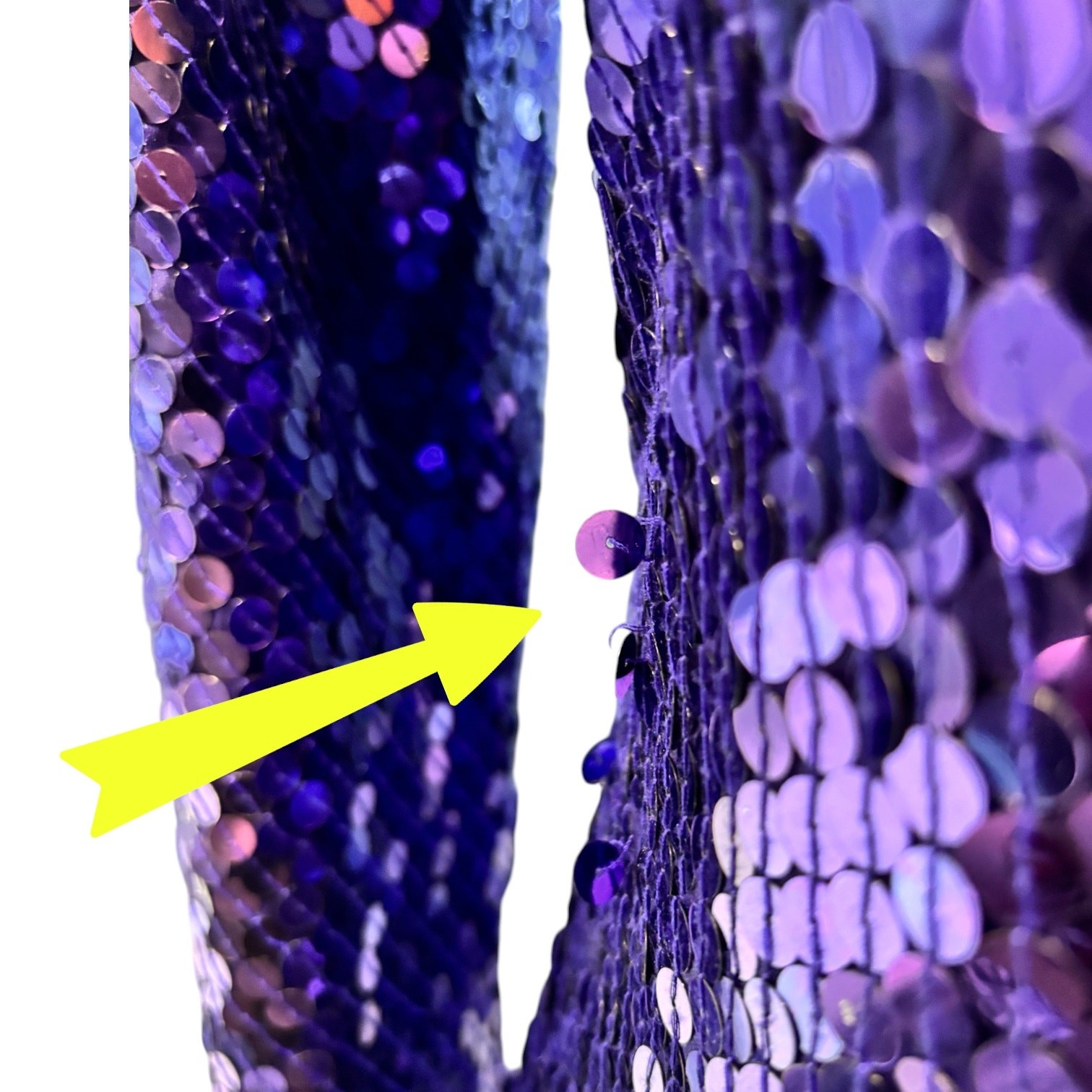 Vtg 90s Purple Sequin Open Back Mock Neck Cocktail Dress Size 10 Disco Glam Luxe