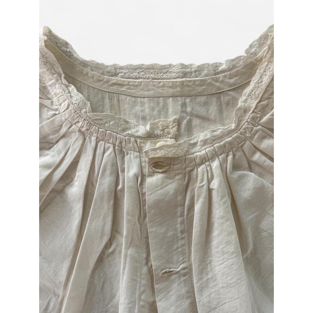 Vintage Antique Edwardian early 1900s Button up Corset Cover