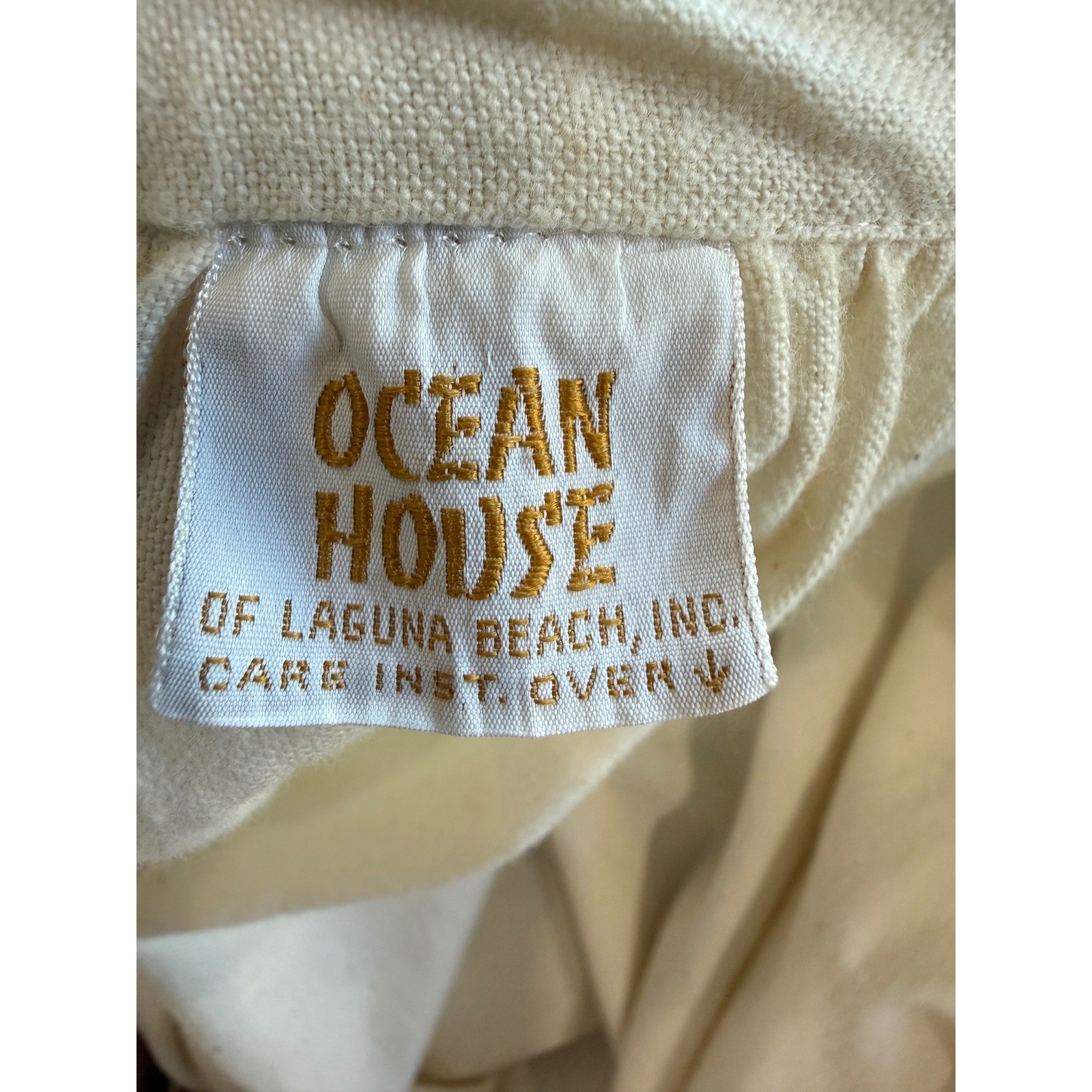Ocean House Laguna Beach Vintage Wrap Maxi Skirt Yeagers Roller Mills Graphic L