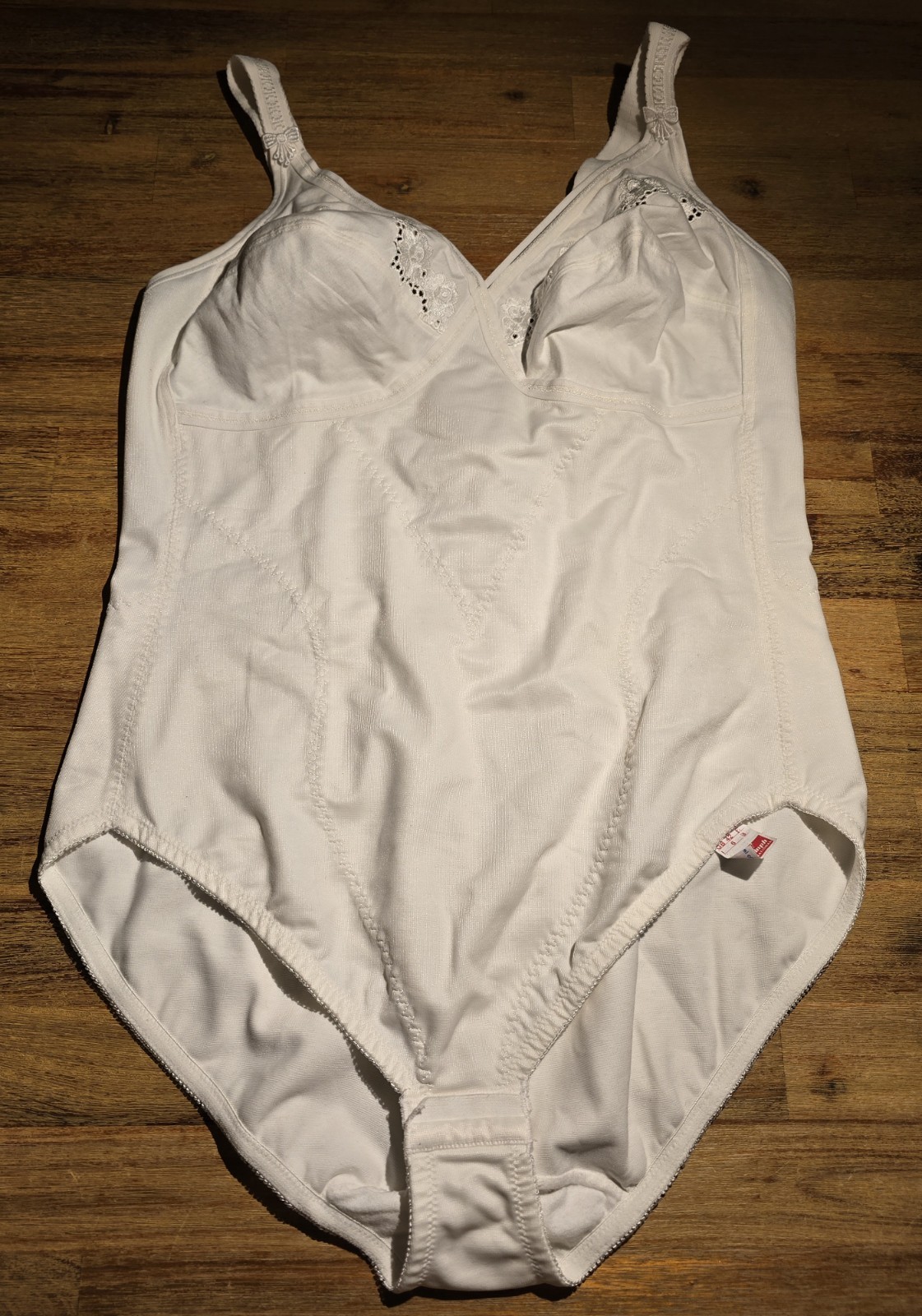 Triumph Trouser Corselet Elasti Cross + Cotton TS, Size 95 B, White, NEW * VINTAGE
