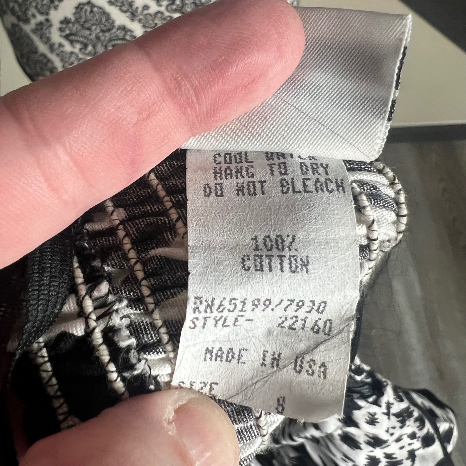 Miss Oops Strapless Animal Print Ruffle Mini Dress 8 Black White VTG Cocktail