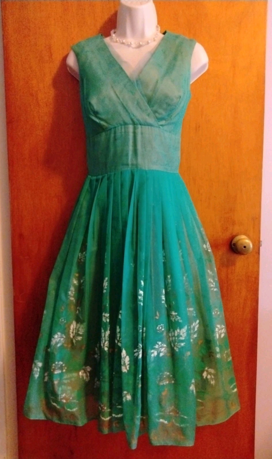 Stunning Vintage ’50S Party Cocktail Dress! Excellent Condition!! Rockabilly!