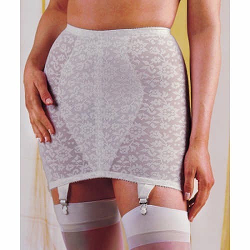Vintage Crown-ette “Full-Freedom” Open Bottom Girdle , sz 30/L NEW Beige