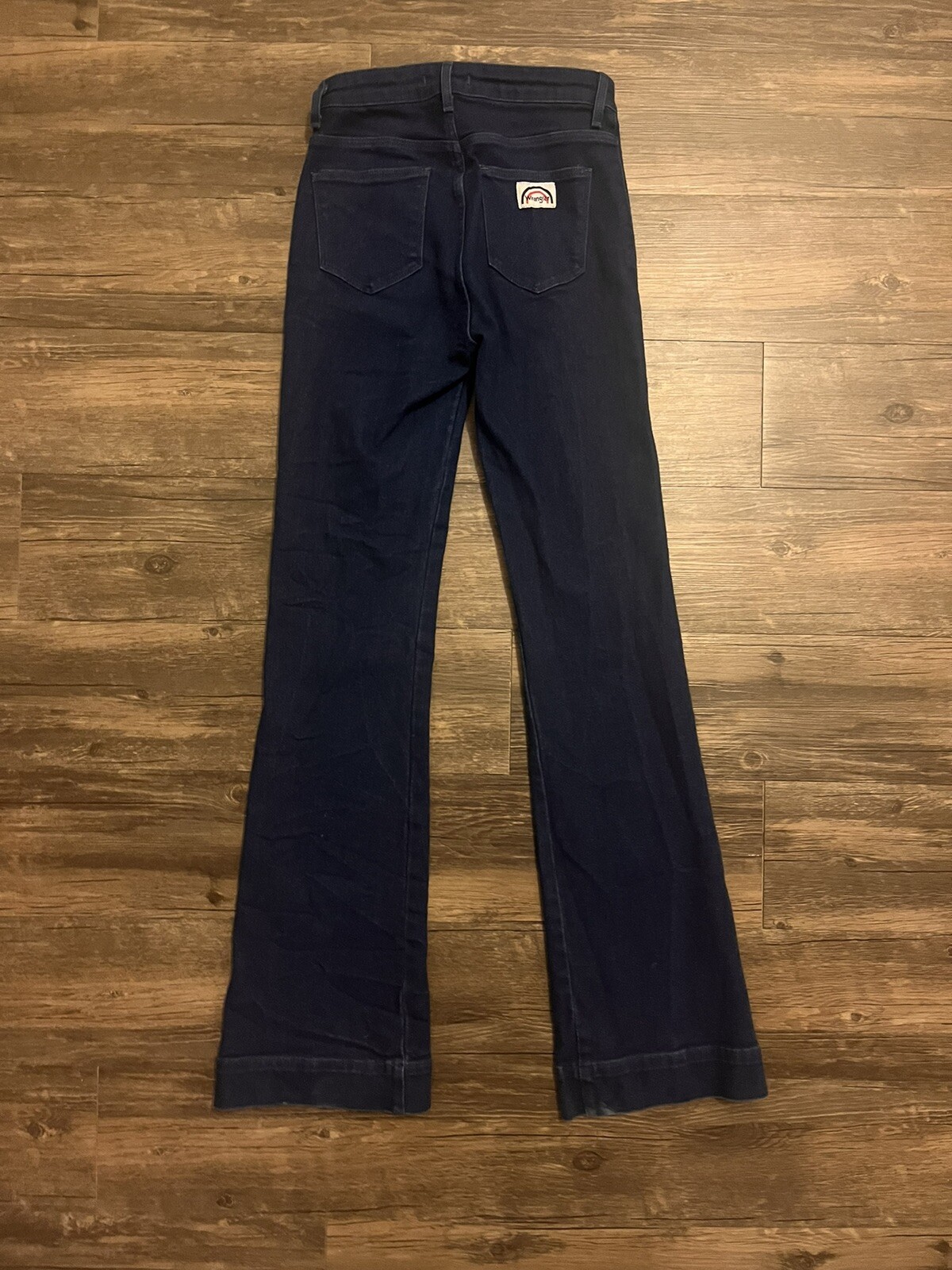 Vtg 80s Wrangler Rainbow StitchJean Pants Straight Leg Regular Fit Woman’s