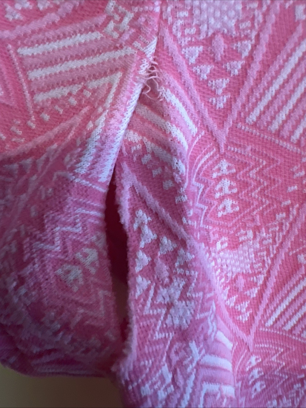 Vintage 1960s Pink Mod Shift Dress Handmade A-Line Retro Cottagecore