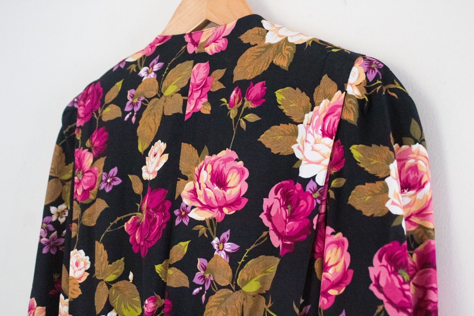 R.J. Stevens Petites | Vintage 80’s Floral Knee Length Dress | Size 4P