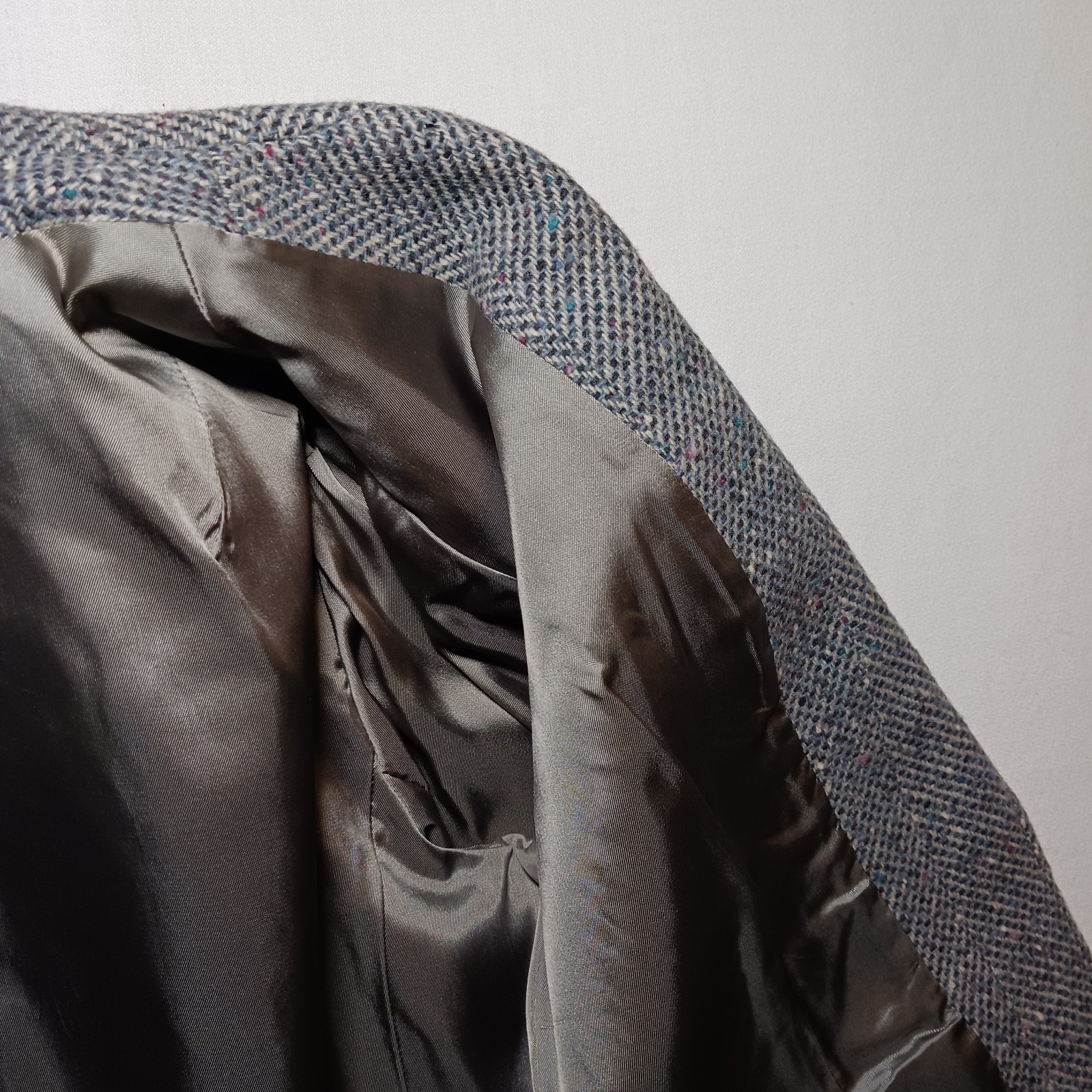 Vintage 1950s Pendleton Womens Virgin Wool Sport Coat Size 14 Gray Tweed USA