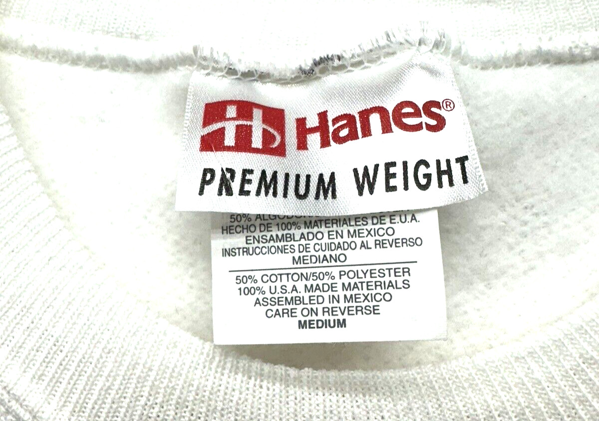 Vintage Air Brushed Budweiser BUD Frog Hanes Premium Weight Sweatshirt Sz M READ