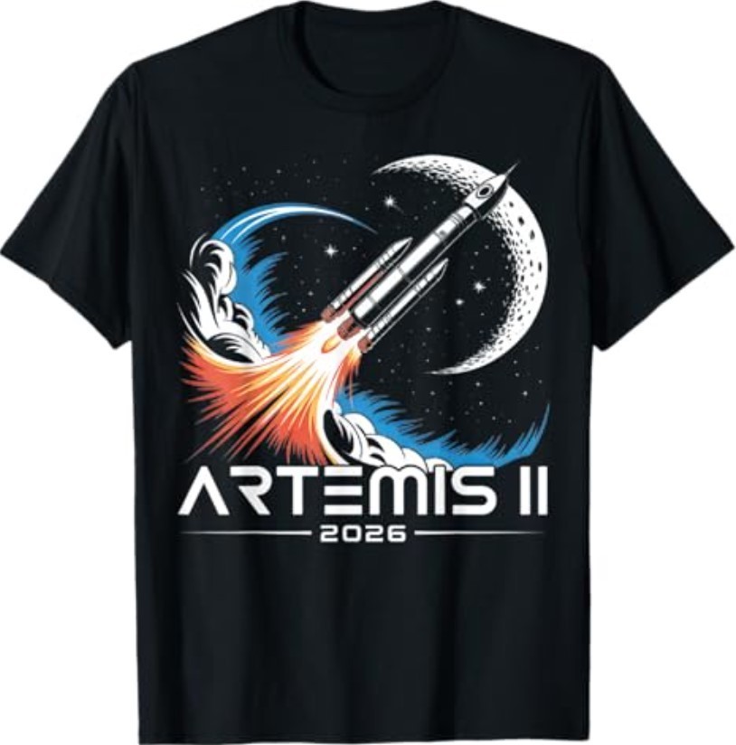 Artemis II Launch to The Moon 2026 T-Shirt