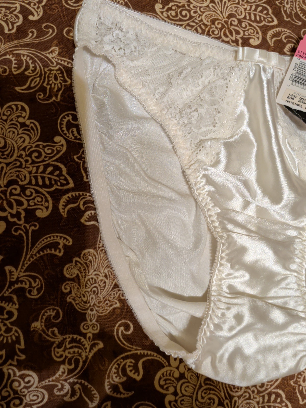 Vintage Olga Satin Brief Panties Size Medium
