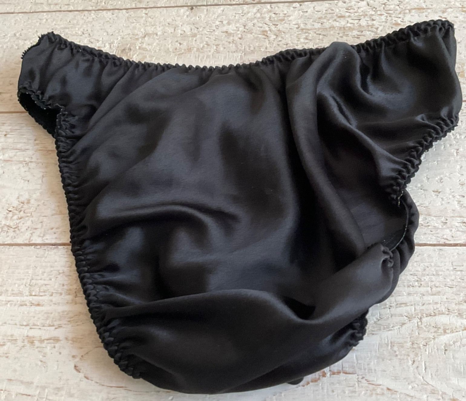 VTG BARBIZON LACEY HIGH WAISTED BLACK W/BOW SILKY NWOT SZ. 5 SEXY 1990’S