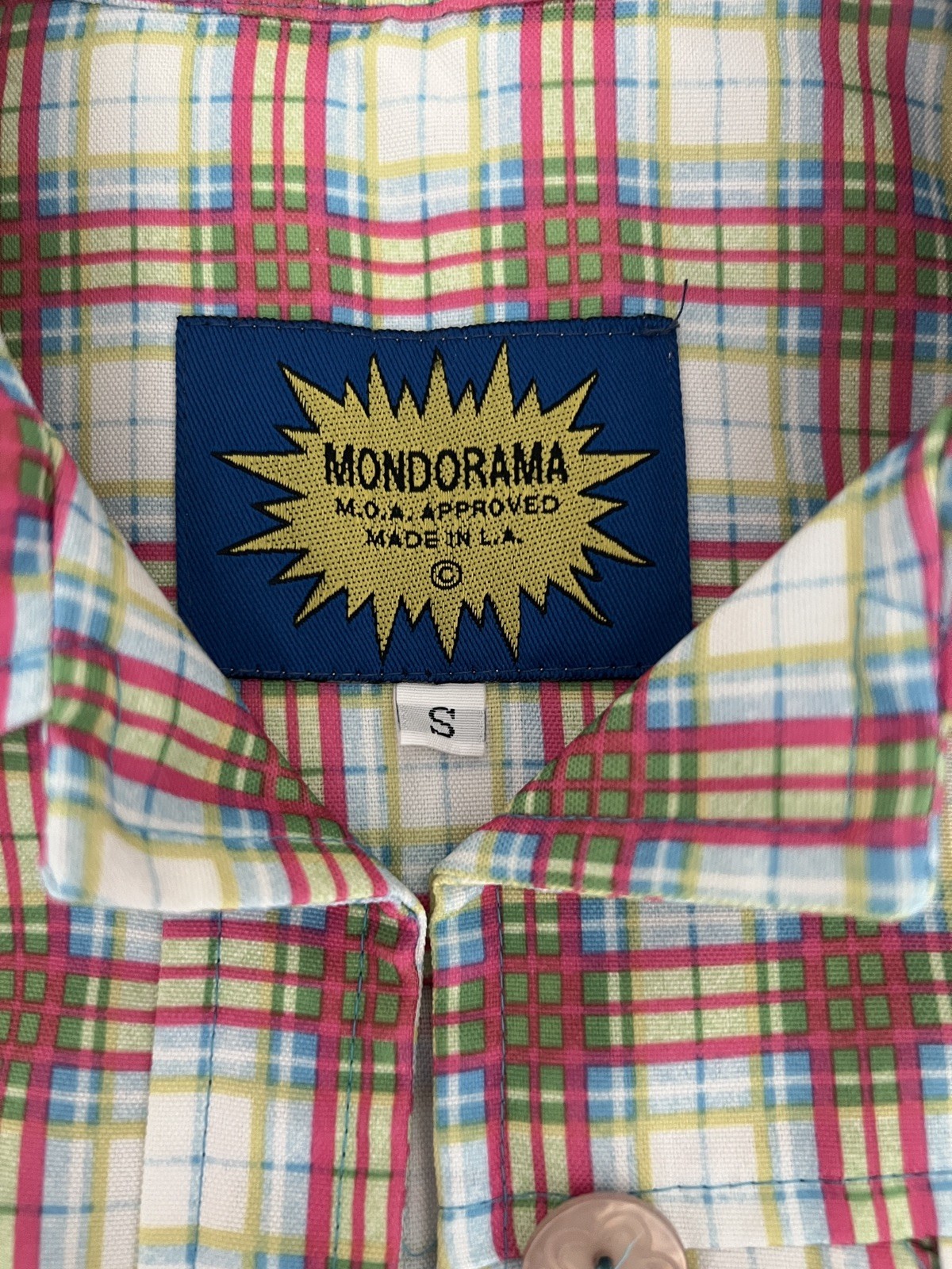 VTG 1990s Mondorama Mod Women’s Leisure Suit Neons Top And Pants Size Small RARE