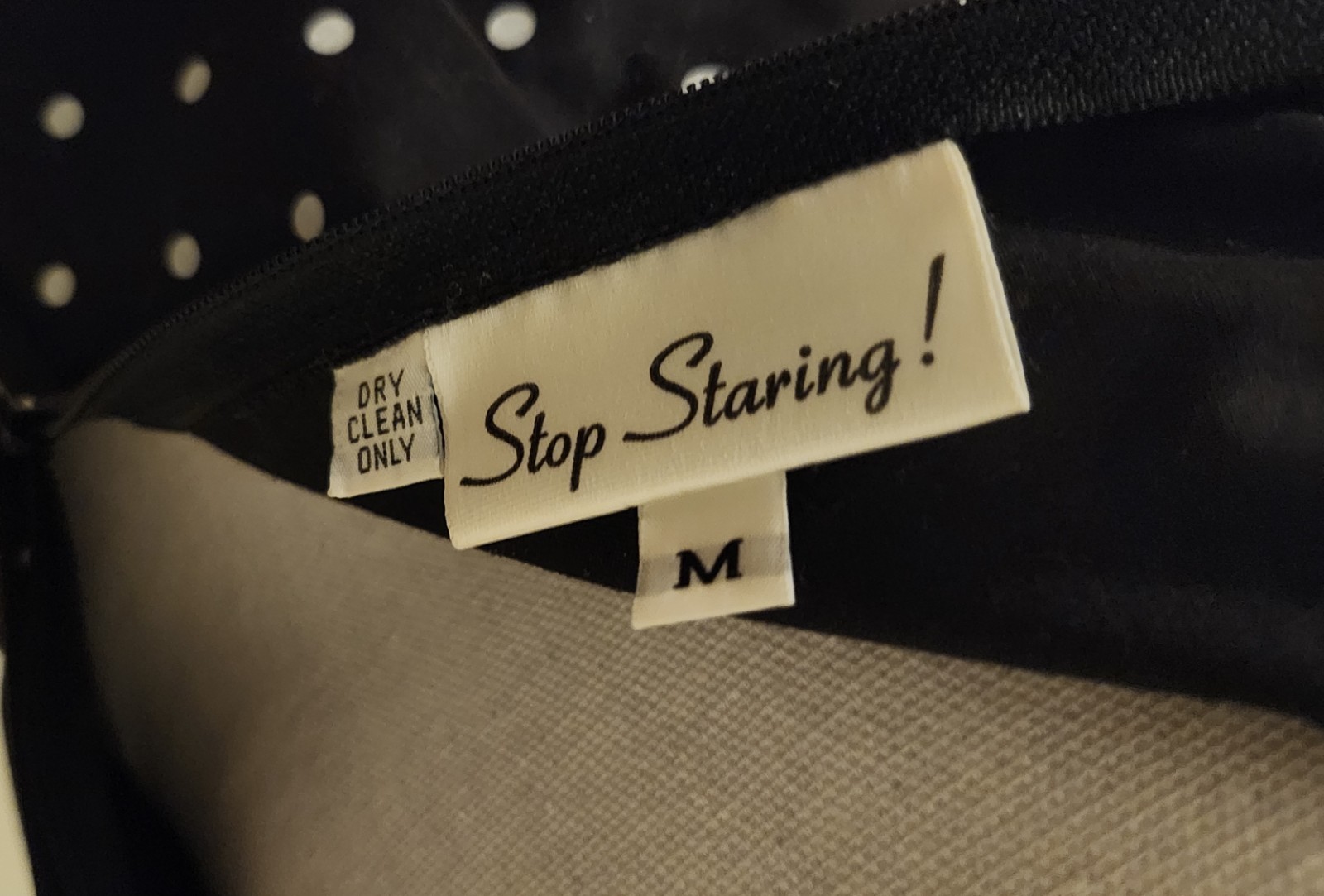 Vintage Alicia Estrada’s Iconic L.A. Label Stop Staring! Polka Dot Dress Size M