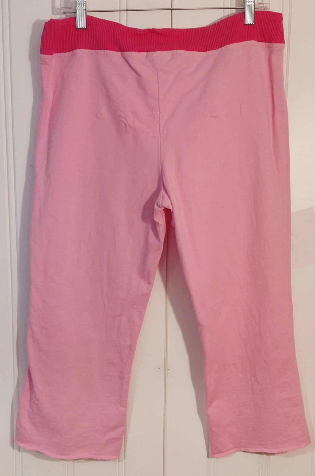 Vintage Y2K Pink Panther Size: XL Pink Draw String Cotton Capri Lounge Pants