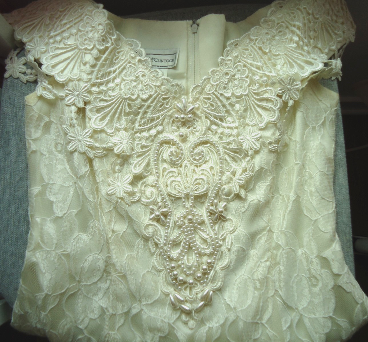 Vtg-80s Scott McClintock Ivory Dress Pearls The Most Beguiling Genuine-6