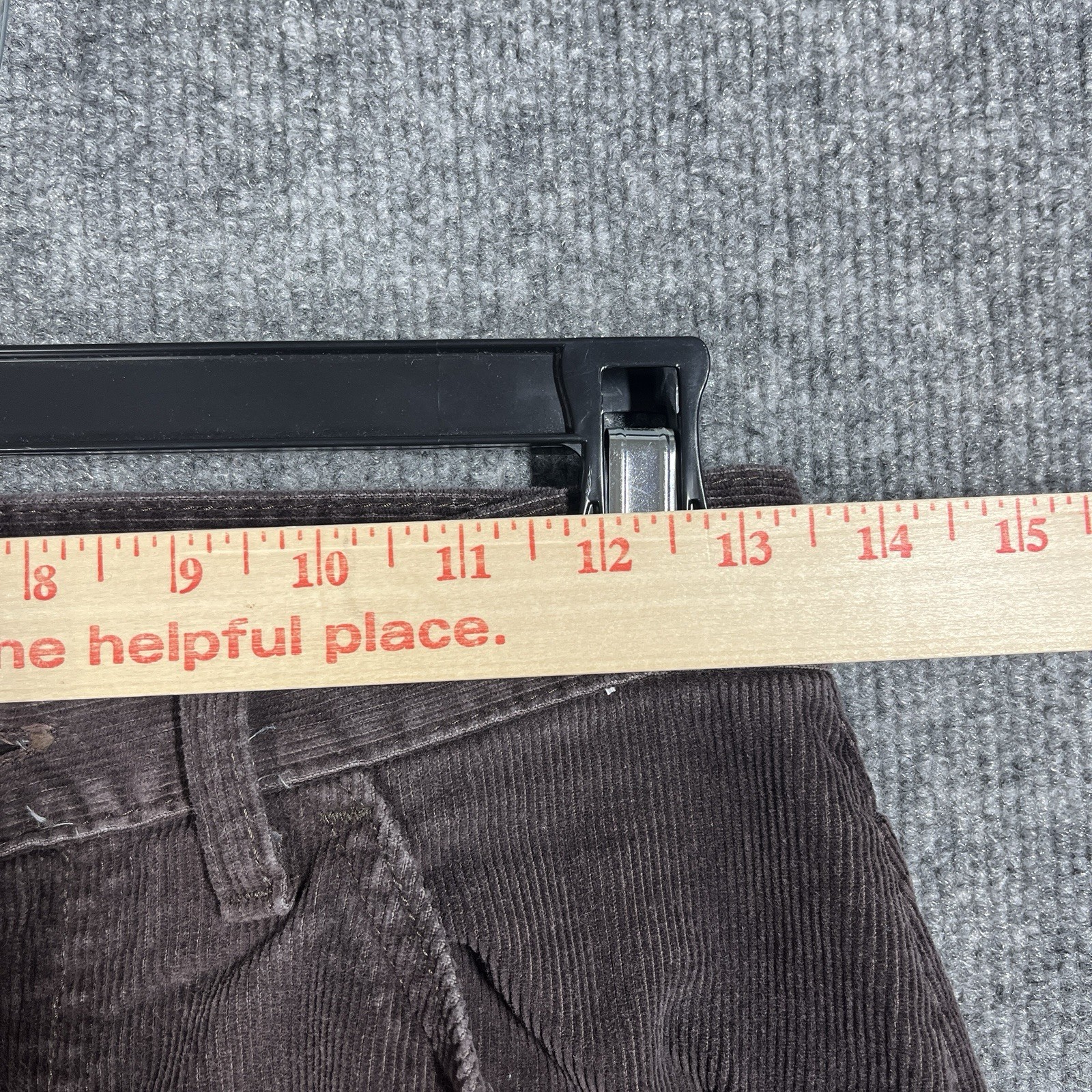 VINTAGE 80s Lee Corduroy Jeans Pants Womens Size 26×31 Brown Bootcut Flare USA