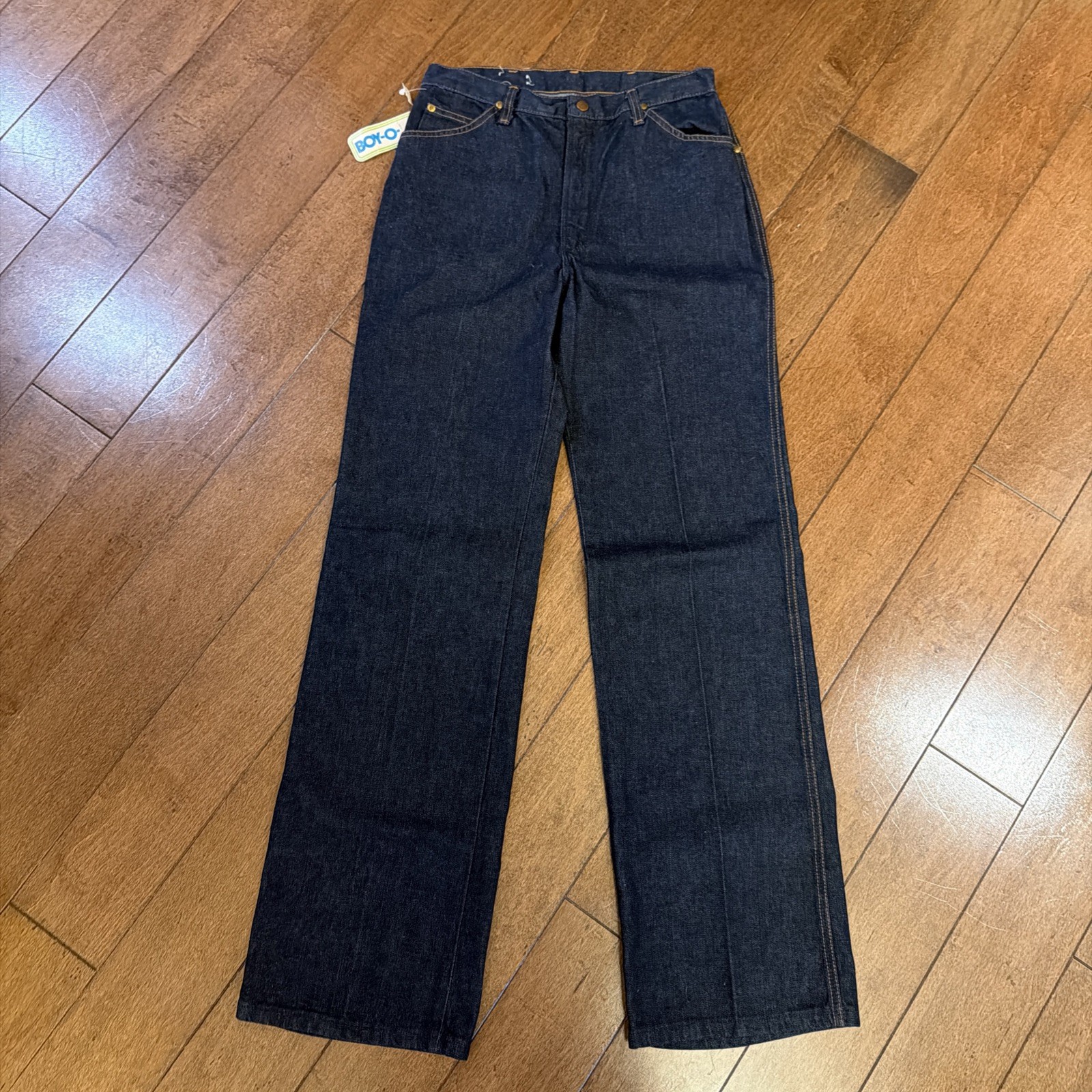 Vintage 1970s Wrangler Jeans NWT Rainbow Tag Juniors Size 15 DEADSTOCK READ Disc