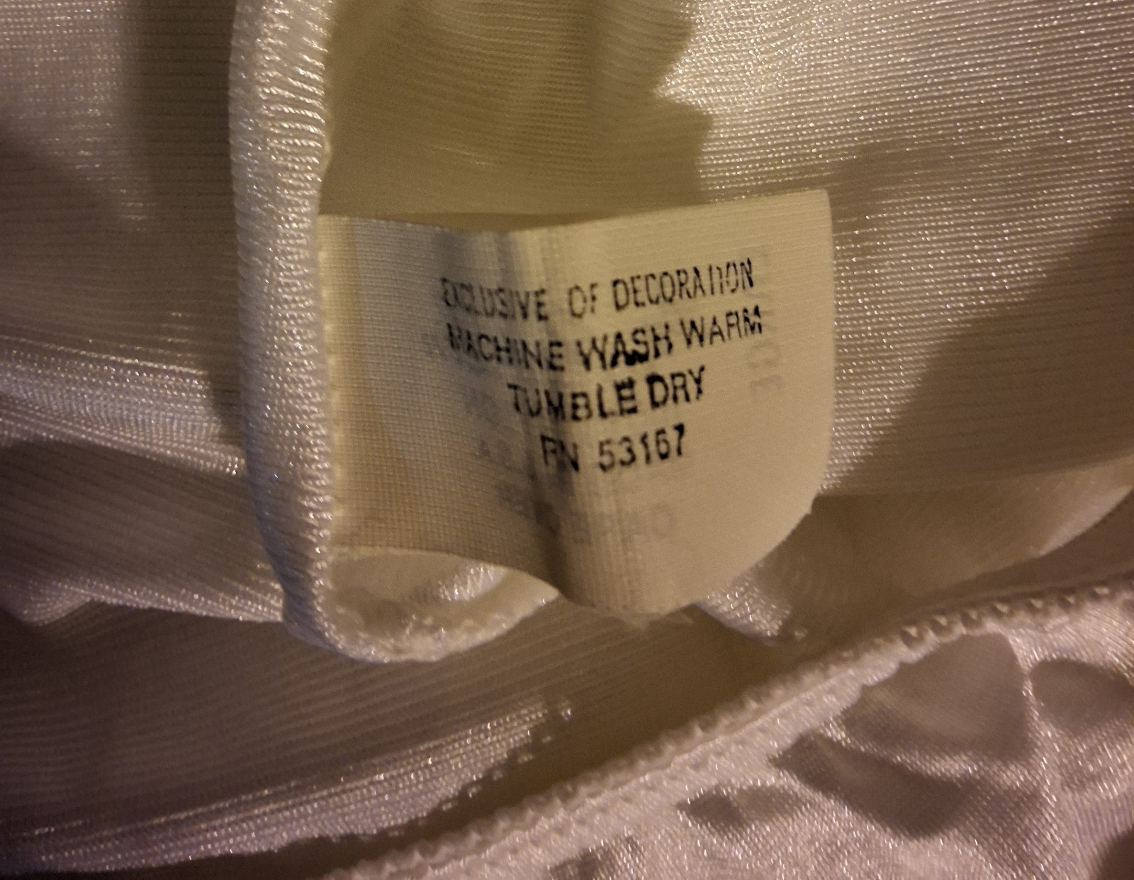Vintage 3/4 Slip by Mel Lin Size Large White Lace Trim 100% Nylon