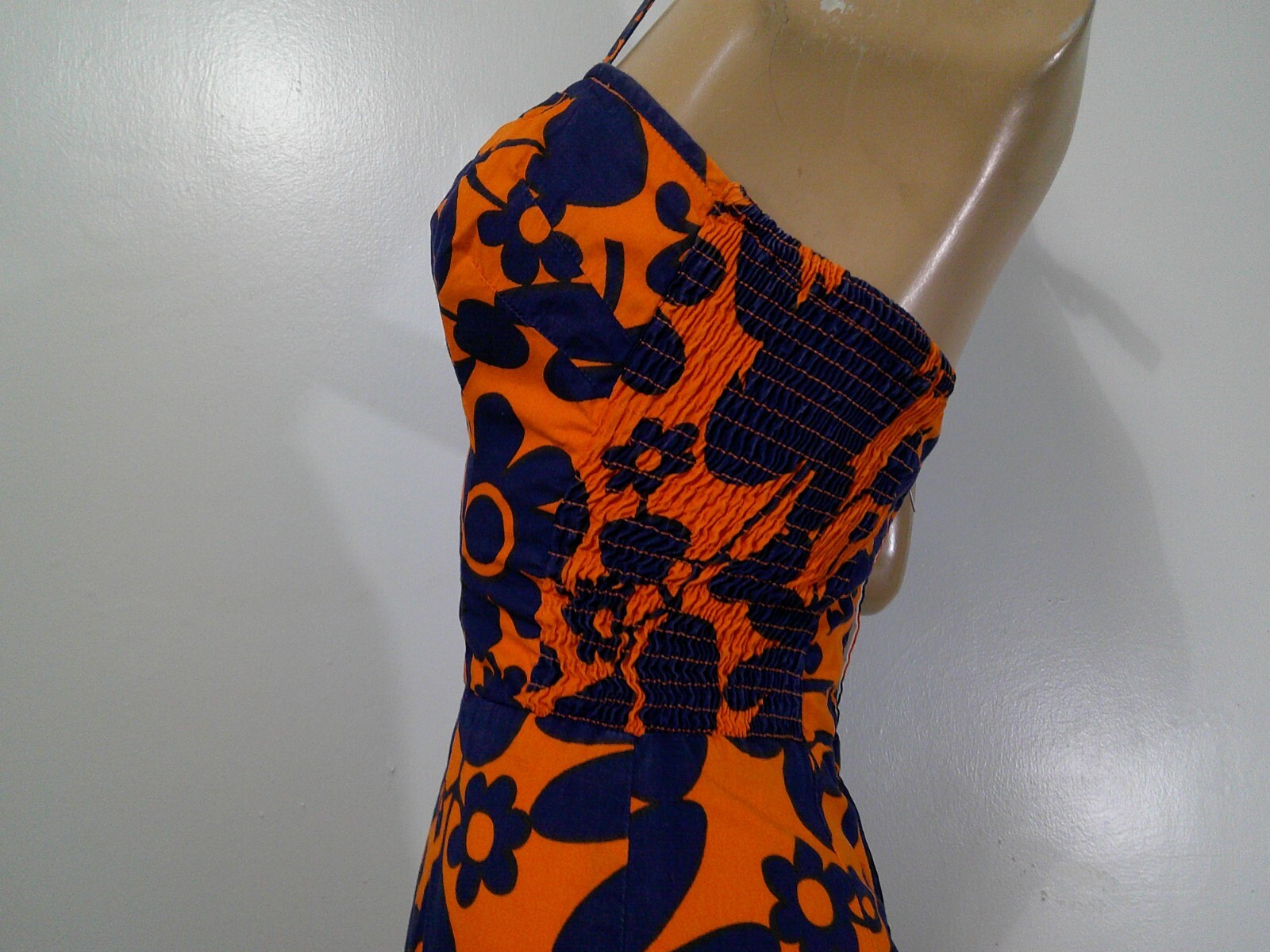 Vtg 40s THE KAHALA Hawaii PIN UP Swimsuit Bathing Suit Convertible Halter S RARE