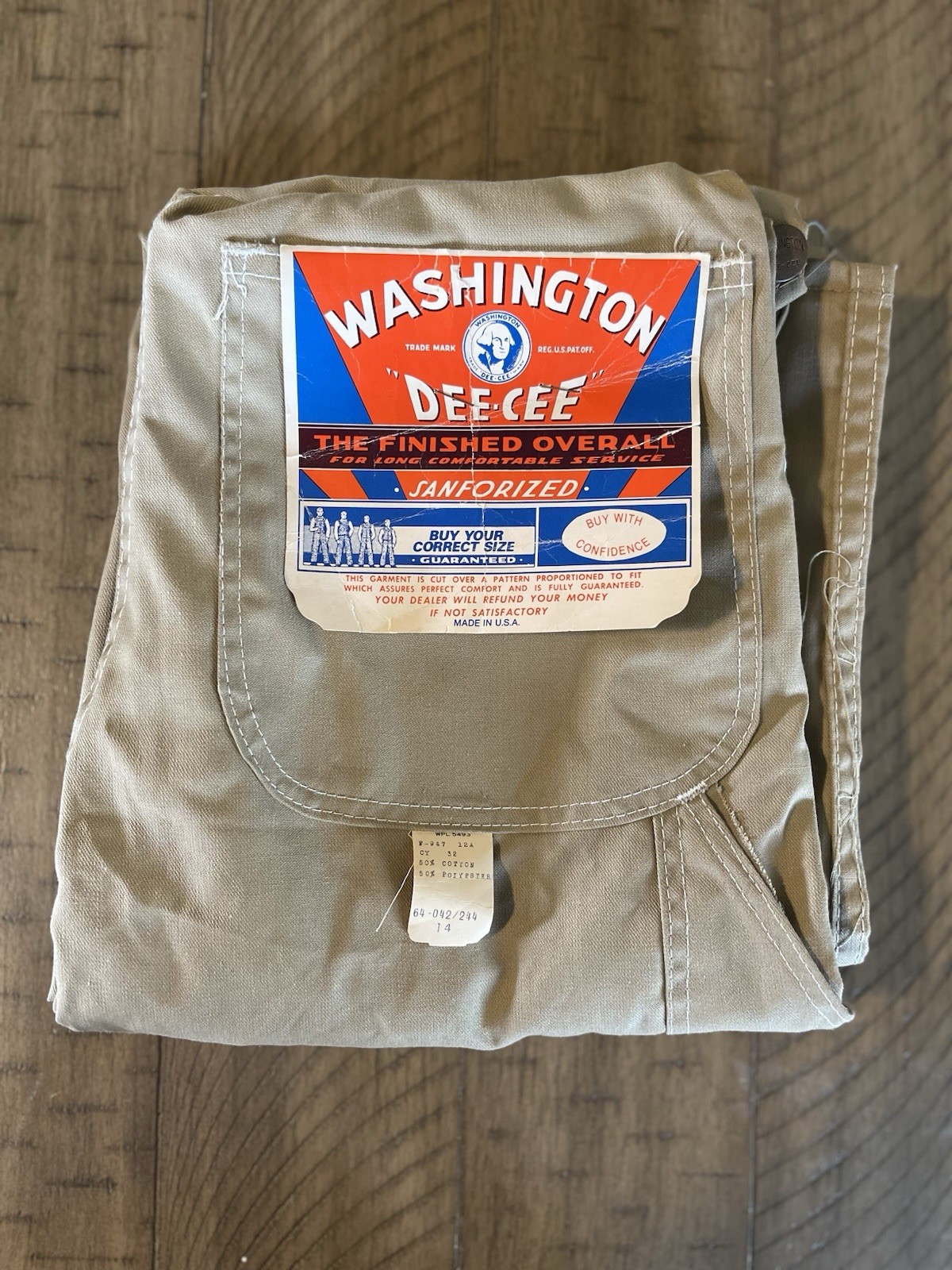 Washington DEE-CEE Overalls Made In USA 1970s