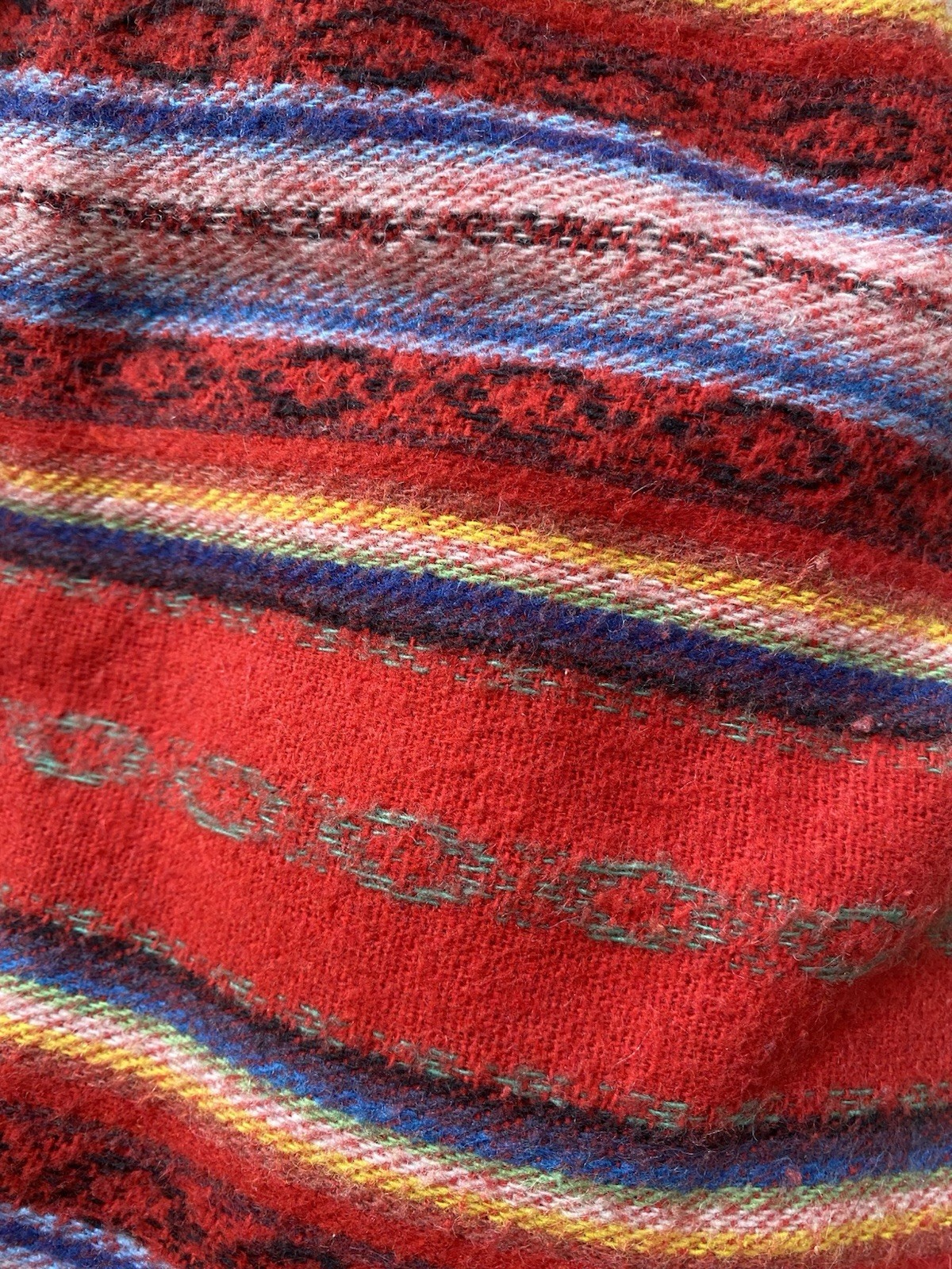 Vintage 90s Southwestern Ivy Wear Striped Blazer Sport Coat Size Medium