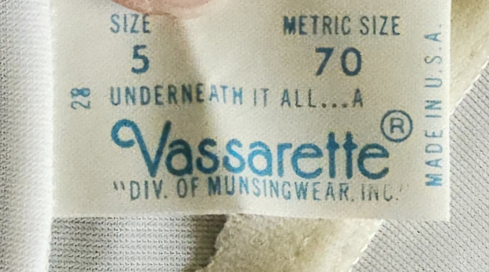 VTG- New Vassarette Underneath It All Pajama Pants Nylon Slip Long Pettipants- 5