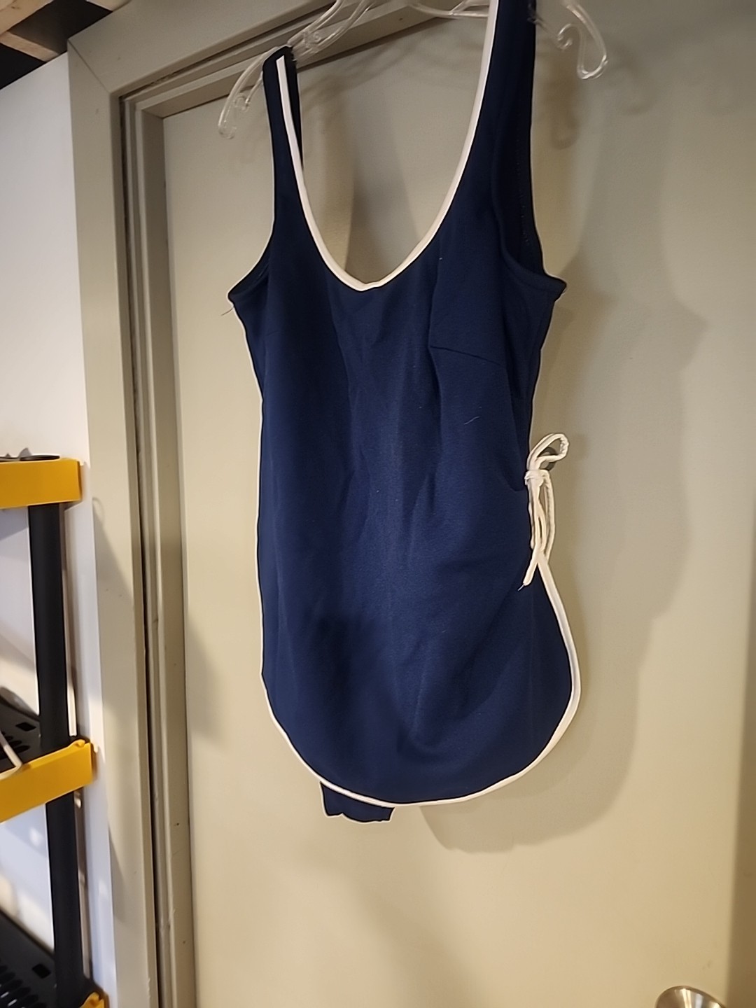 1960s Vintage Swimsuit Caravelle Navy Blue XL Size 20w