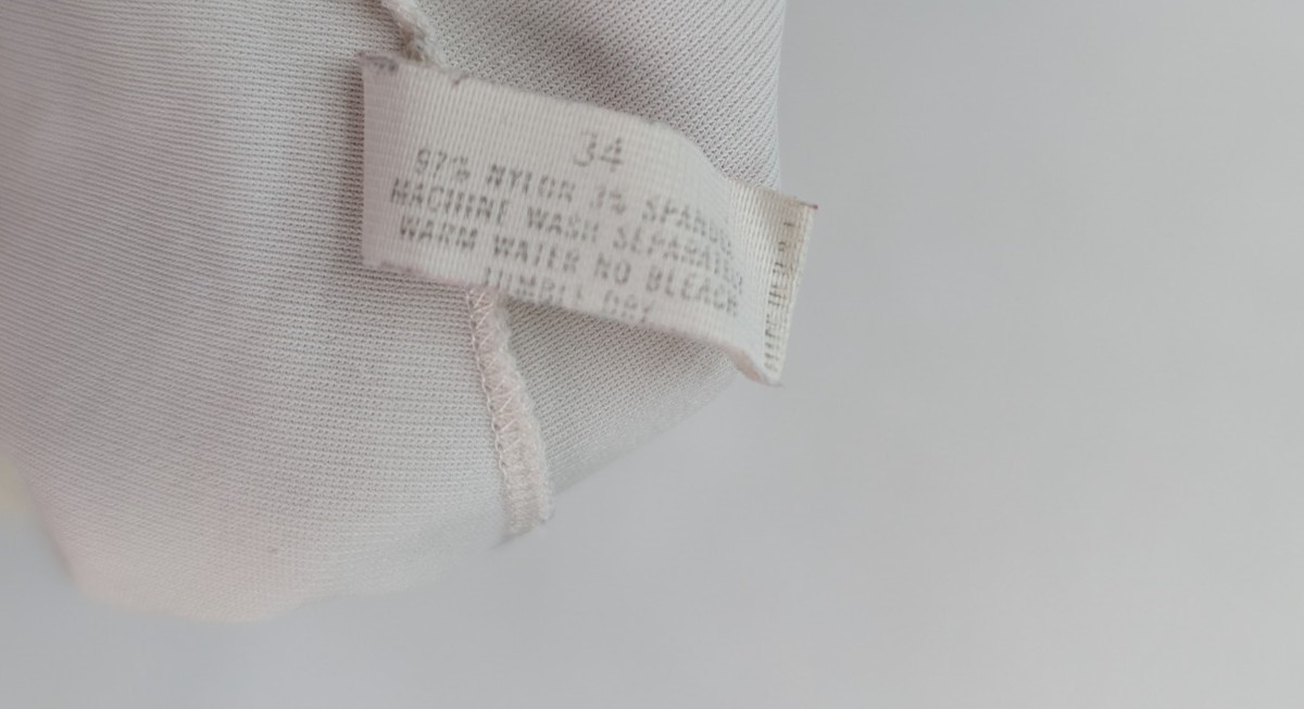 Shadowline Vintage Women’s Camisole Cami Top Size 34 Ivory White