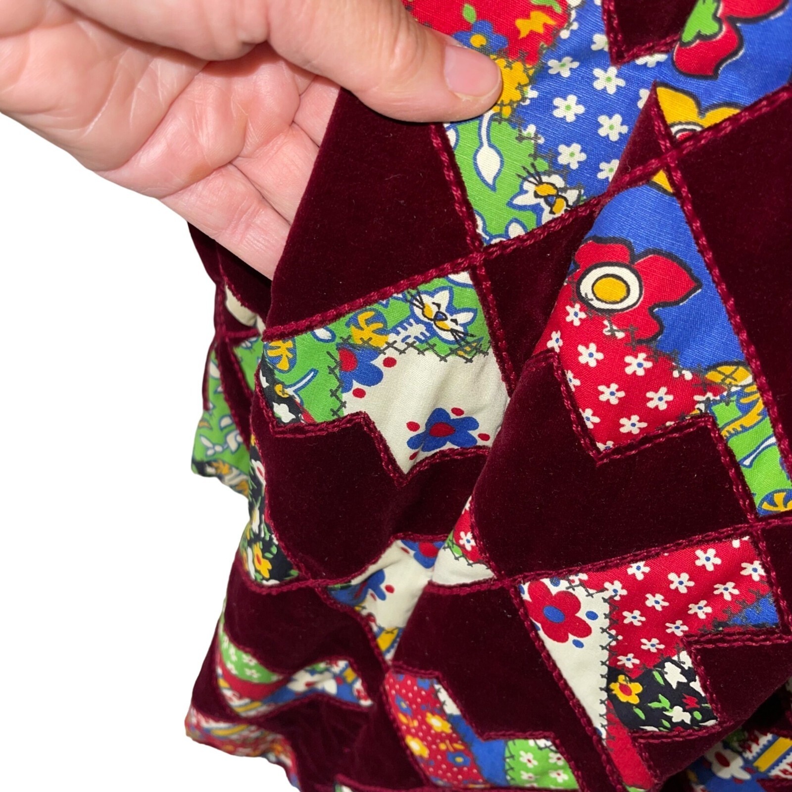 I. Magnin Dress Womens Size XS Deep Red Vintage 1960s Mini Gayle Kirkpatrick