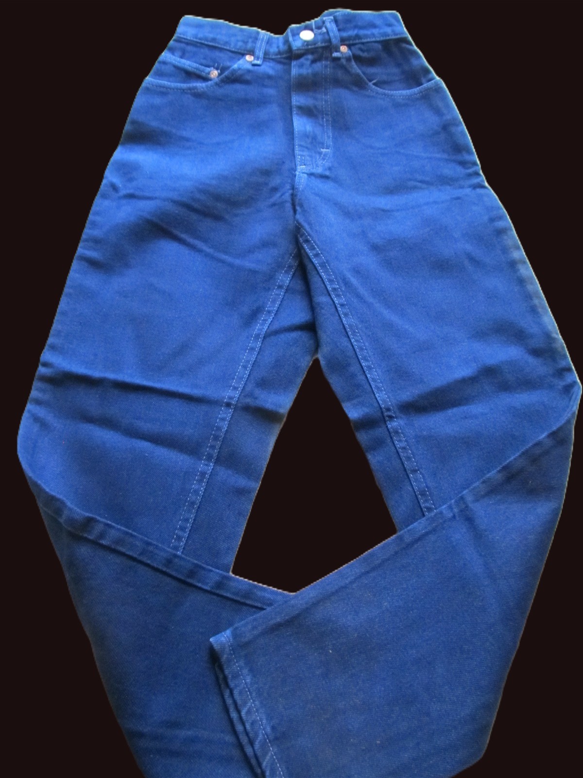 Vintage 90s Lee Relaxed Fit Double Blue size 24 waist deadstock
