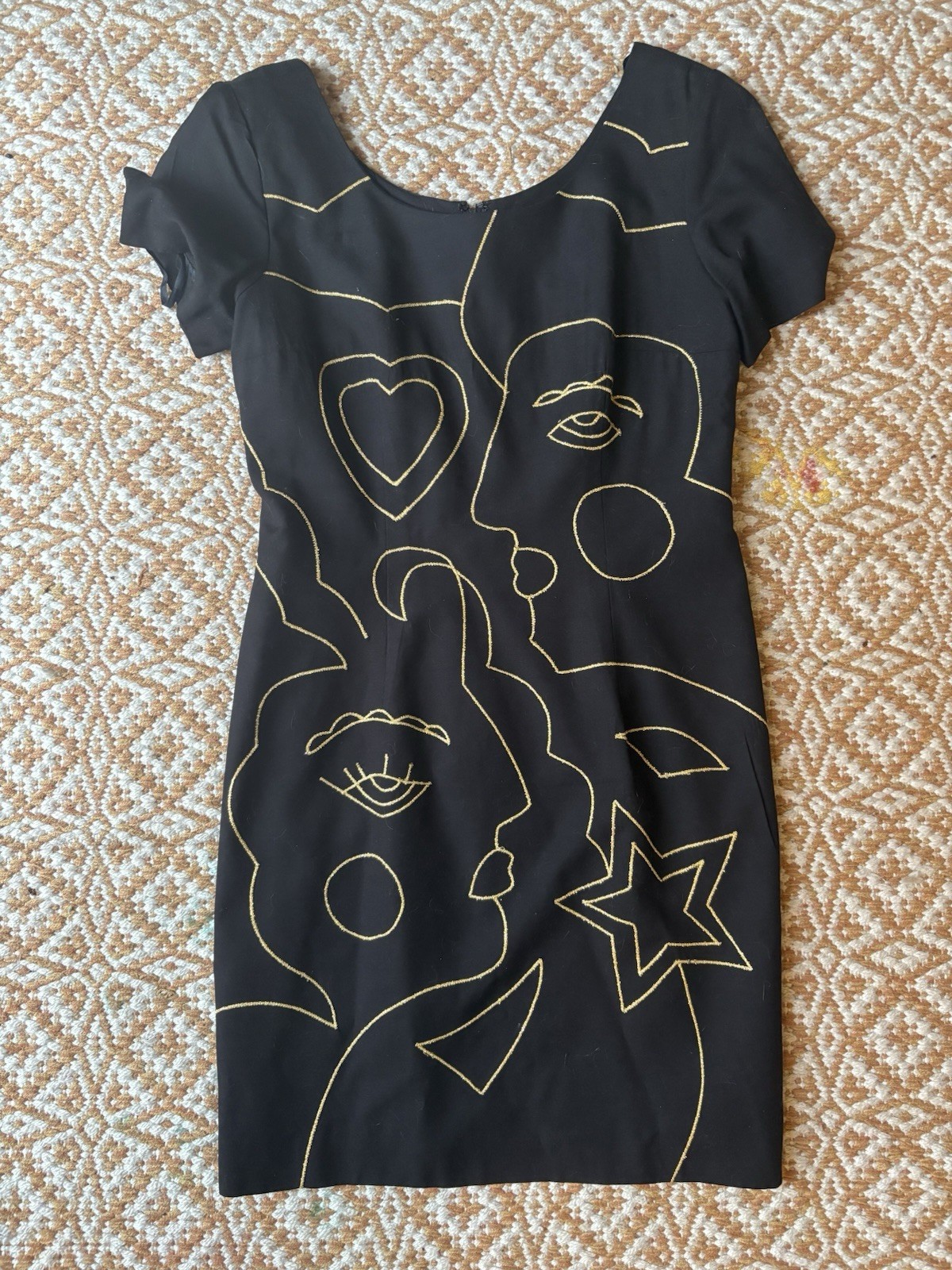 RARE 1980s Vintage Woman’s Dress Santa Fe By Jim Tremblay