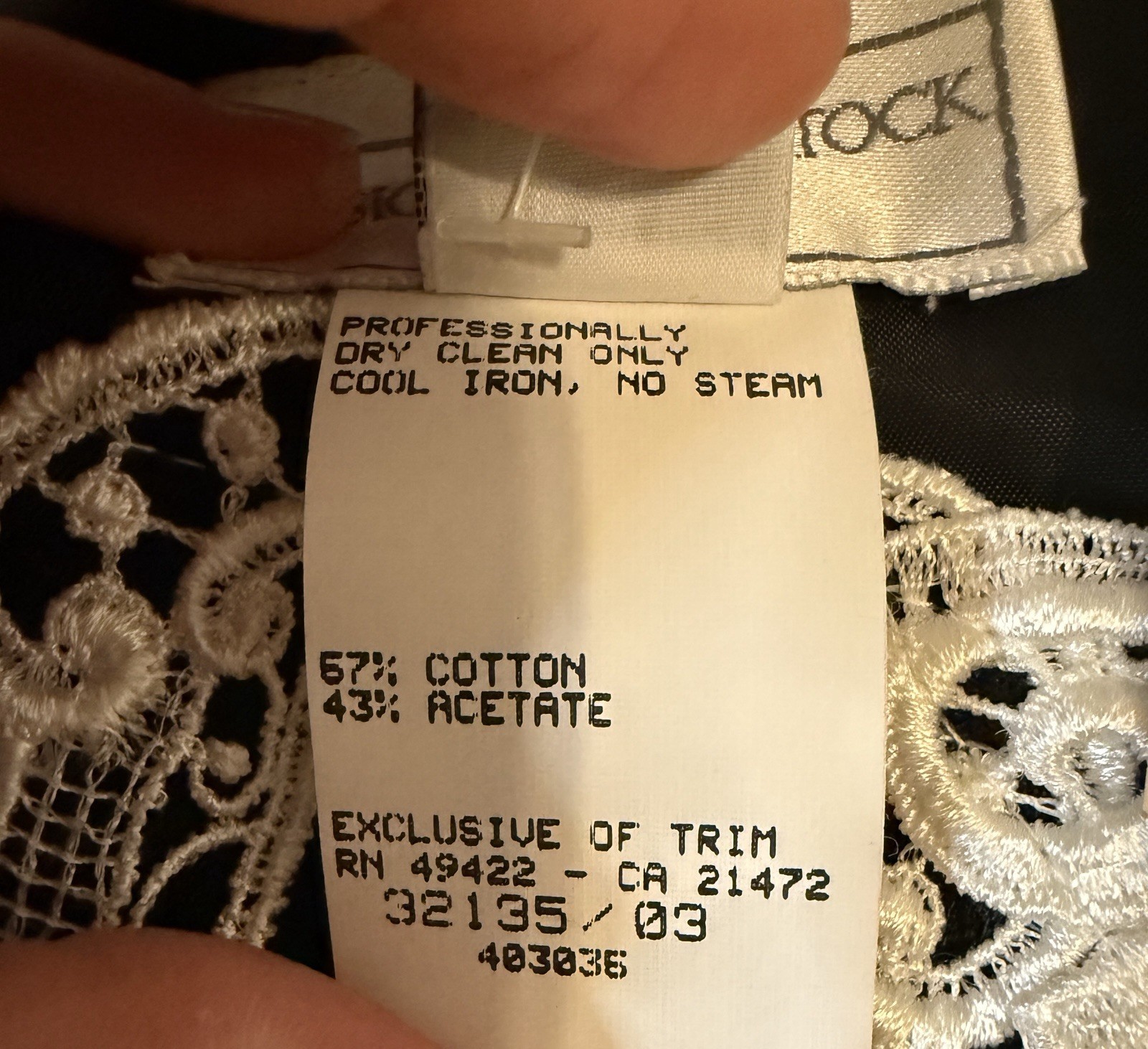 NWT Gunne Sax Dress VTG Black Short Jacquard Flower Lace Cocktail SZ 5/6