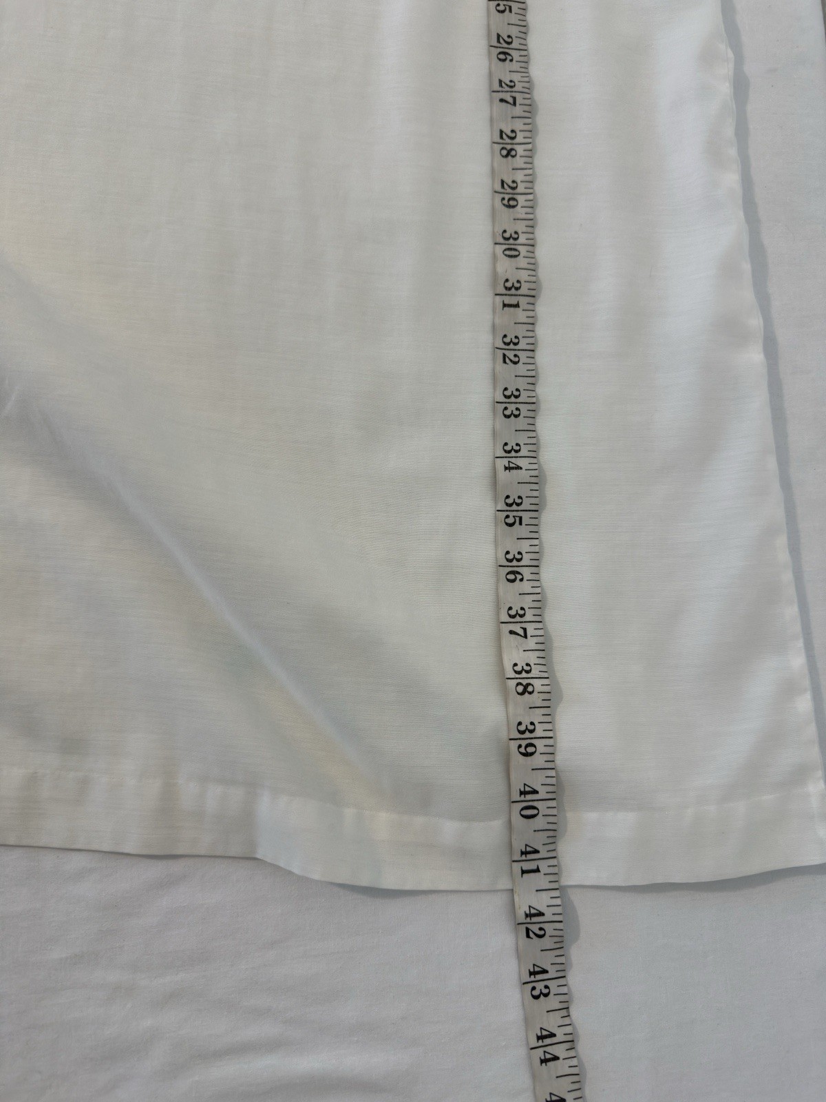 Vintage Lily White Nightgown Hand Embroidered Cottage Prairie Grandma Core 38 M