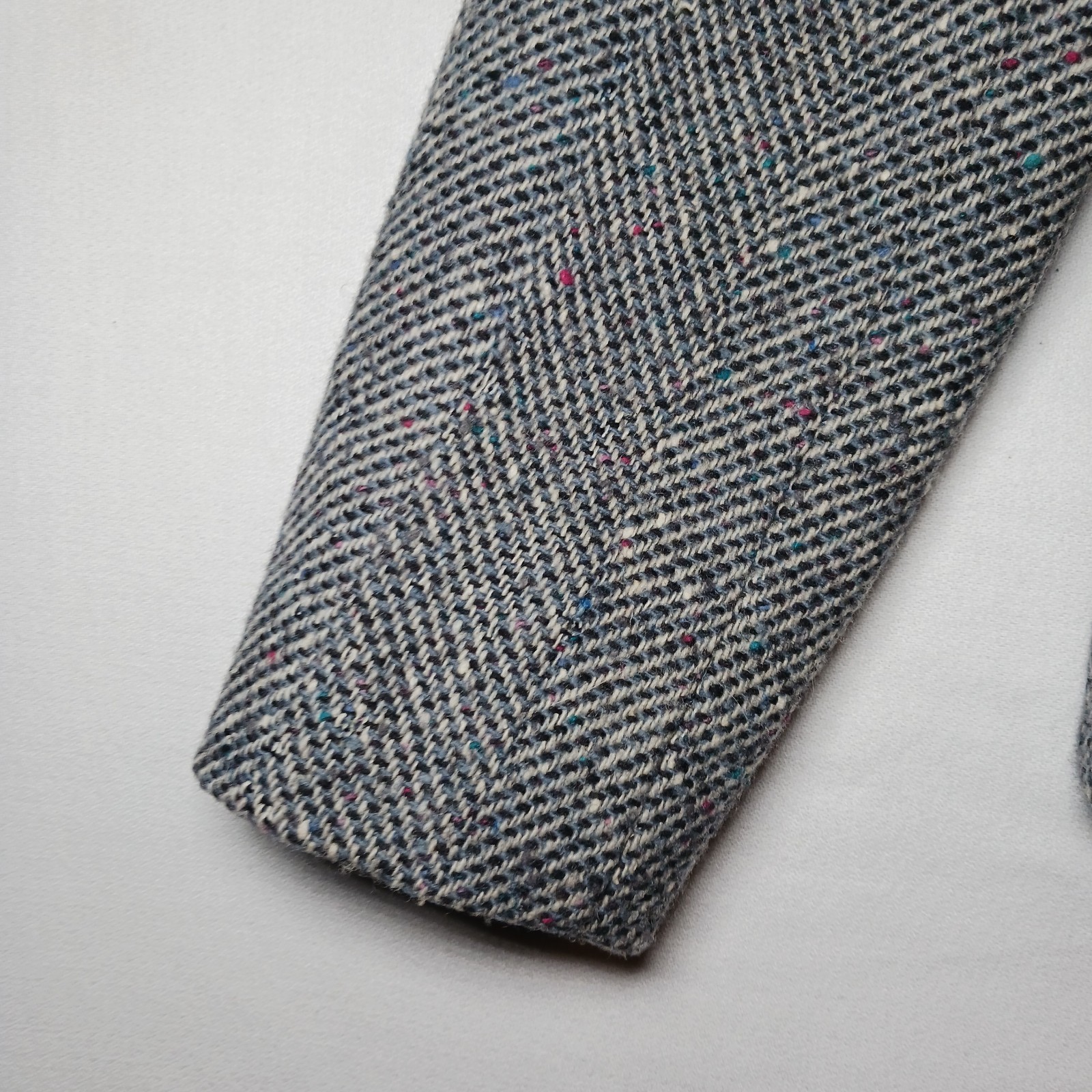 Vintage 1950s Pendleton Womens Virgin Wool Sport Coat Size 14 Gray Tweed USA