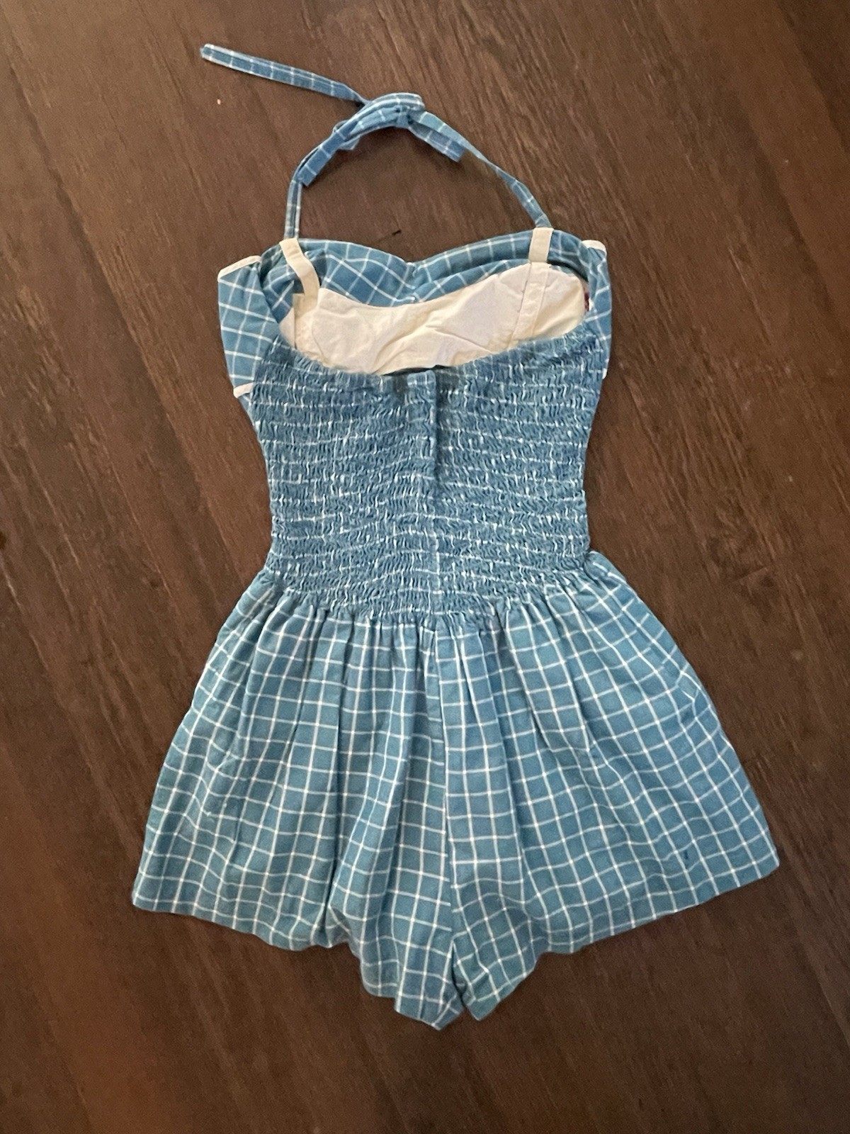 Vintage 1950s Rose Marie Reid Play Suit/ Swimsuit XS pinup rockabilly style euc