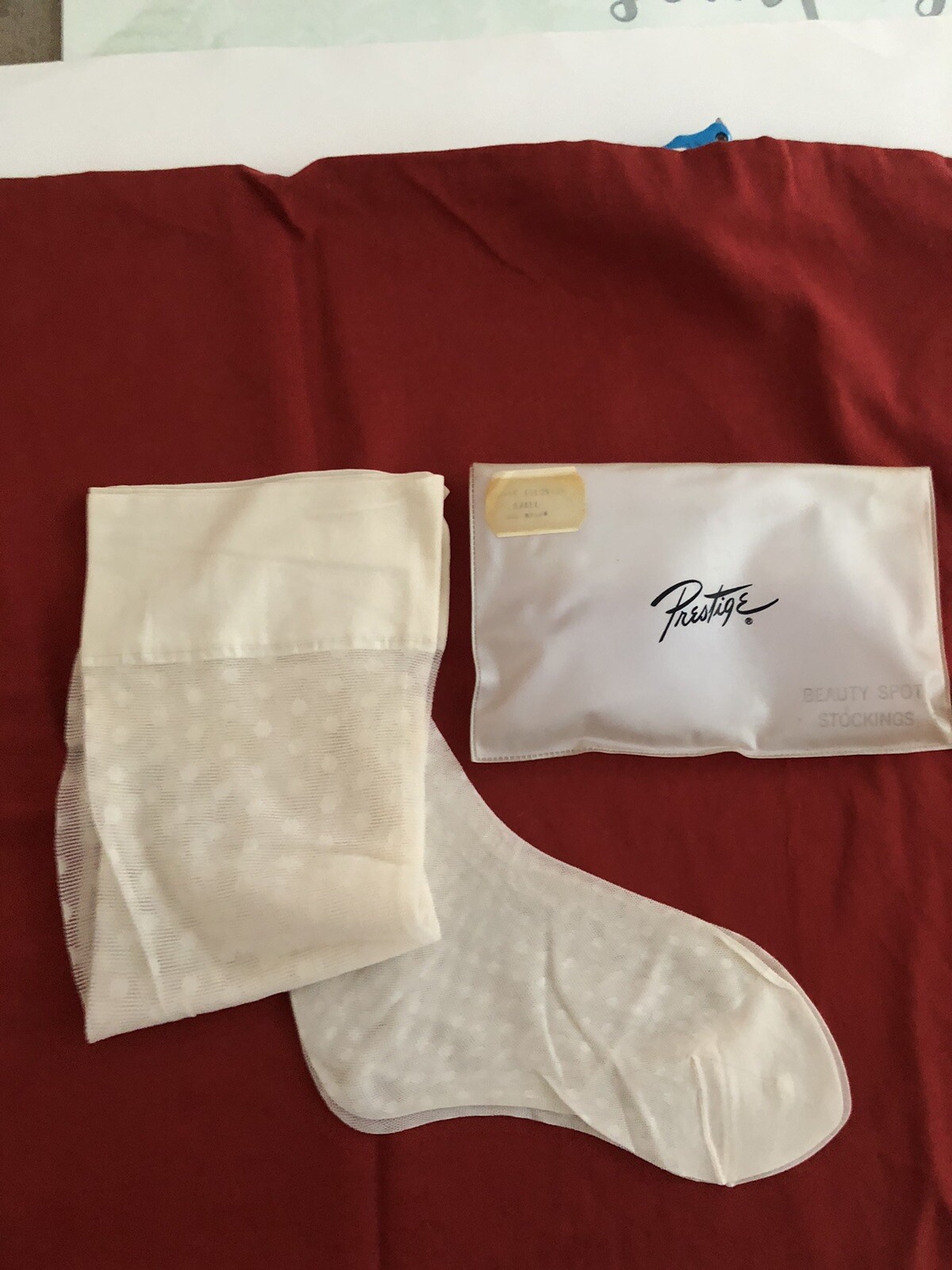 Vintage Prestige Cantrice Stockings Original Package Reinforced Toe